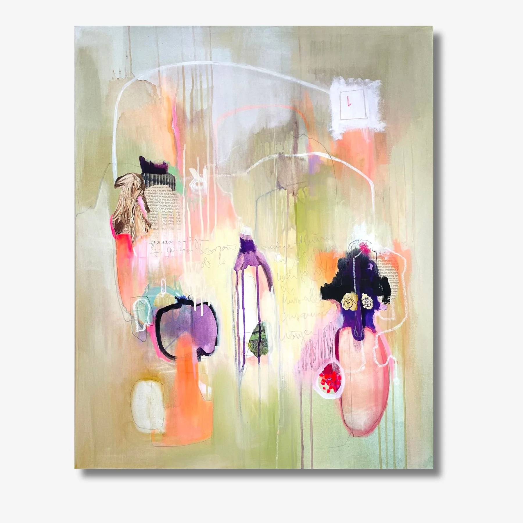 Between us, 80 x100 cm, Abstrakte Malerei A. Weingärtner