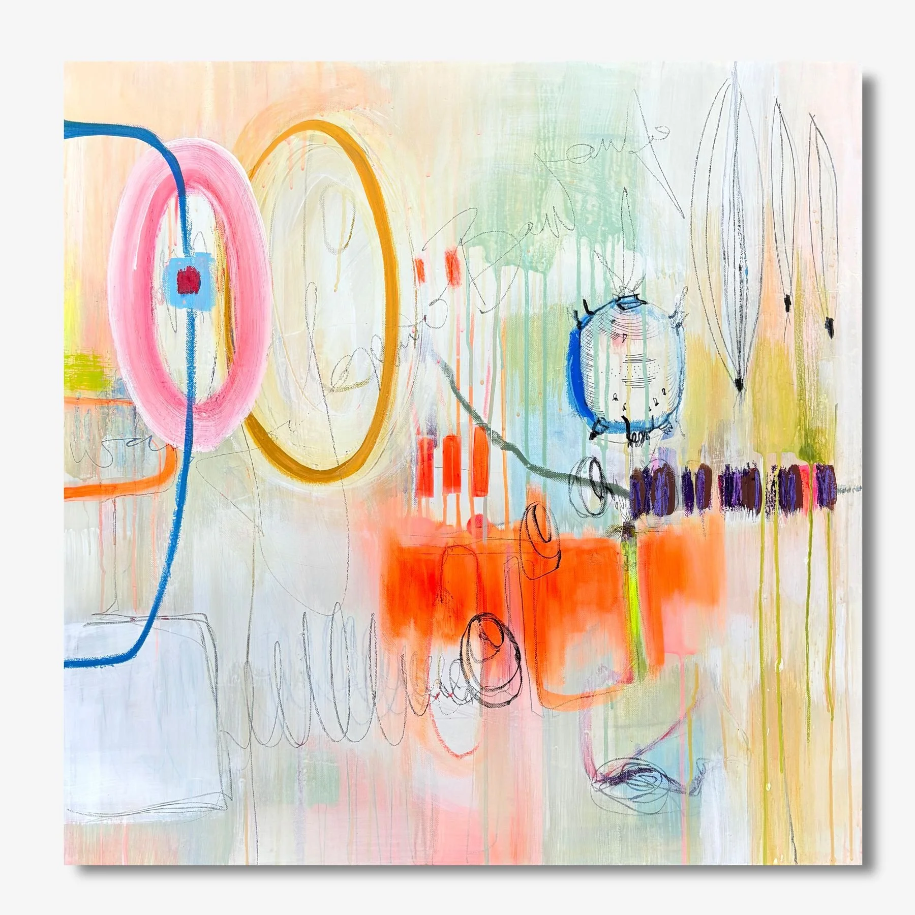 Auspicious clouds, Triptychon, 2025