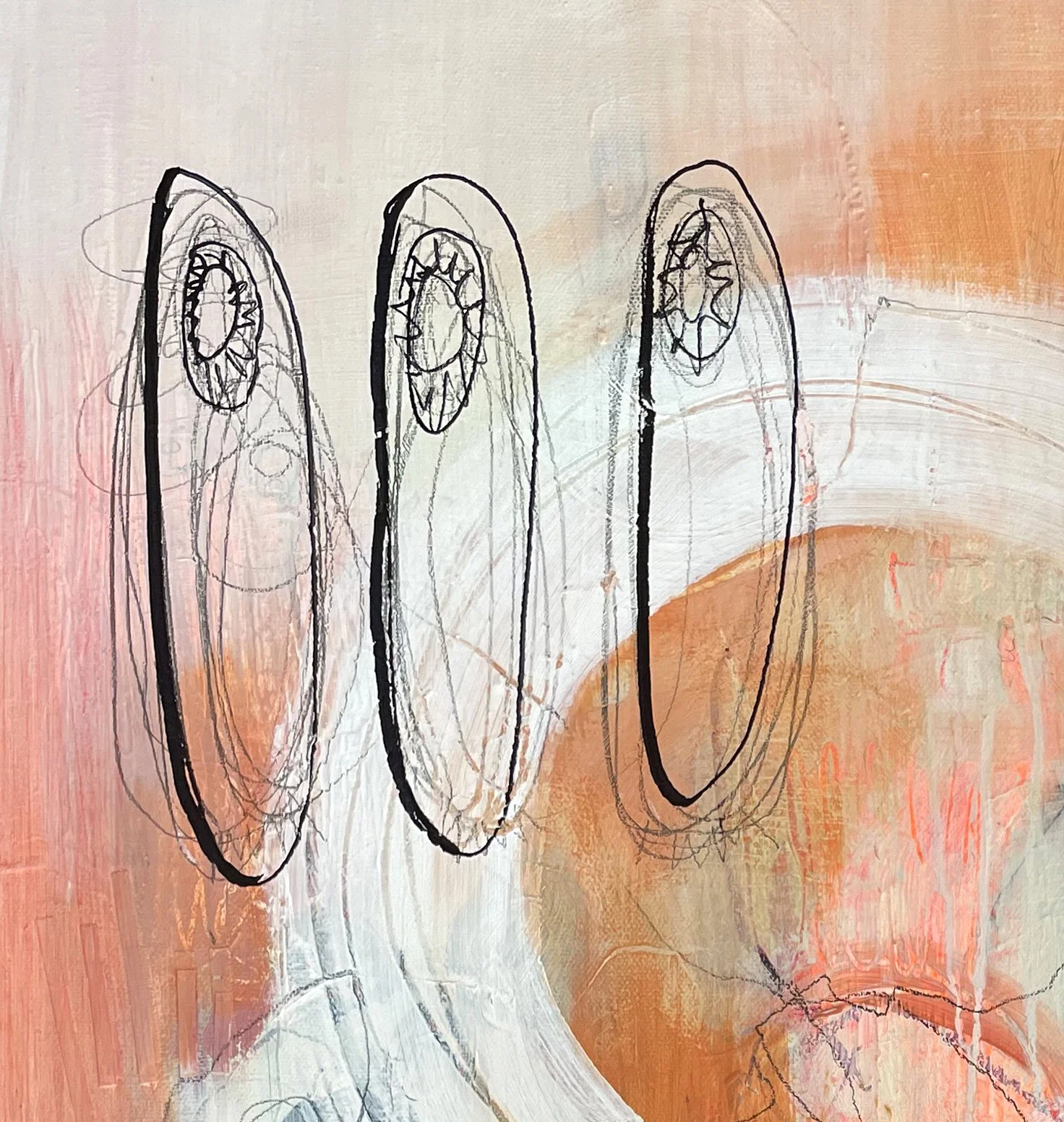 DEtail 3, Zeitschleife, 60x60 cm, Abstrakte Malerei, A.jpg