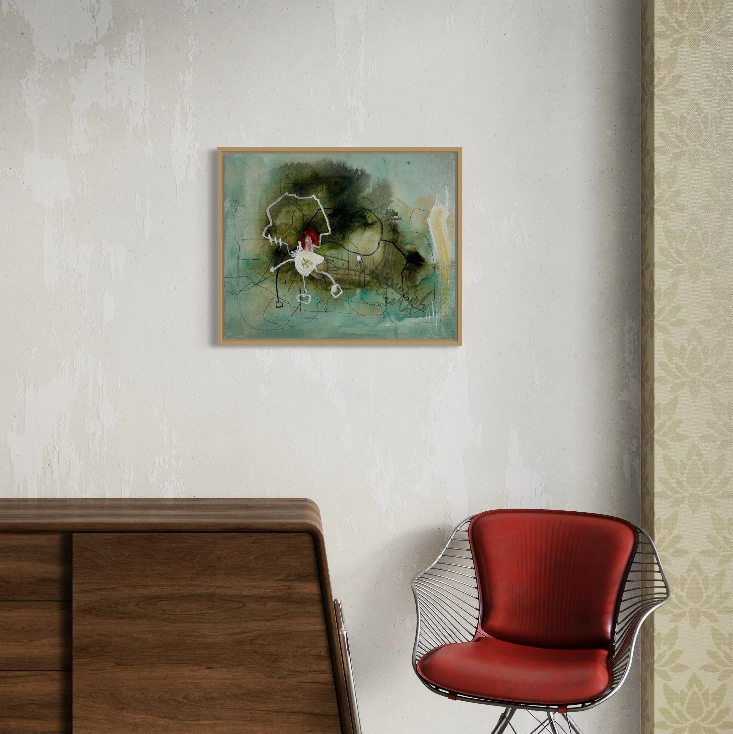 Traveling Flowers im Raum