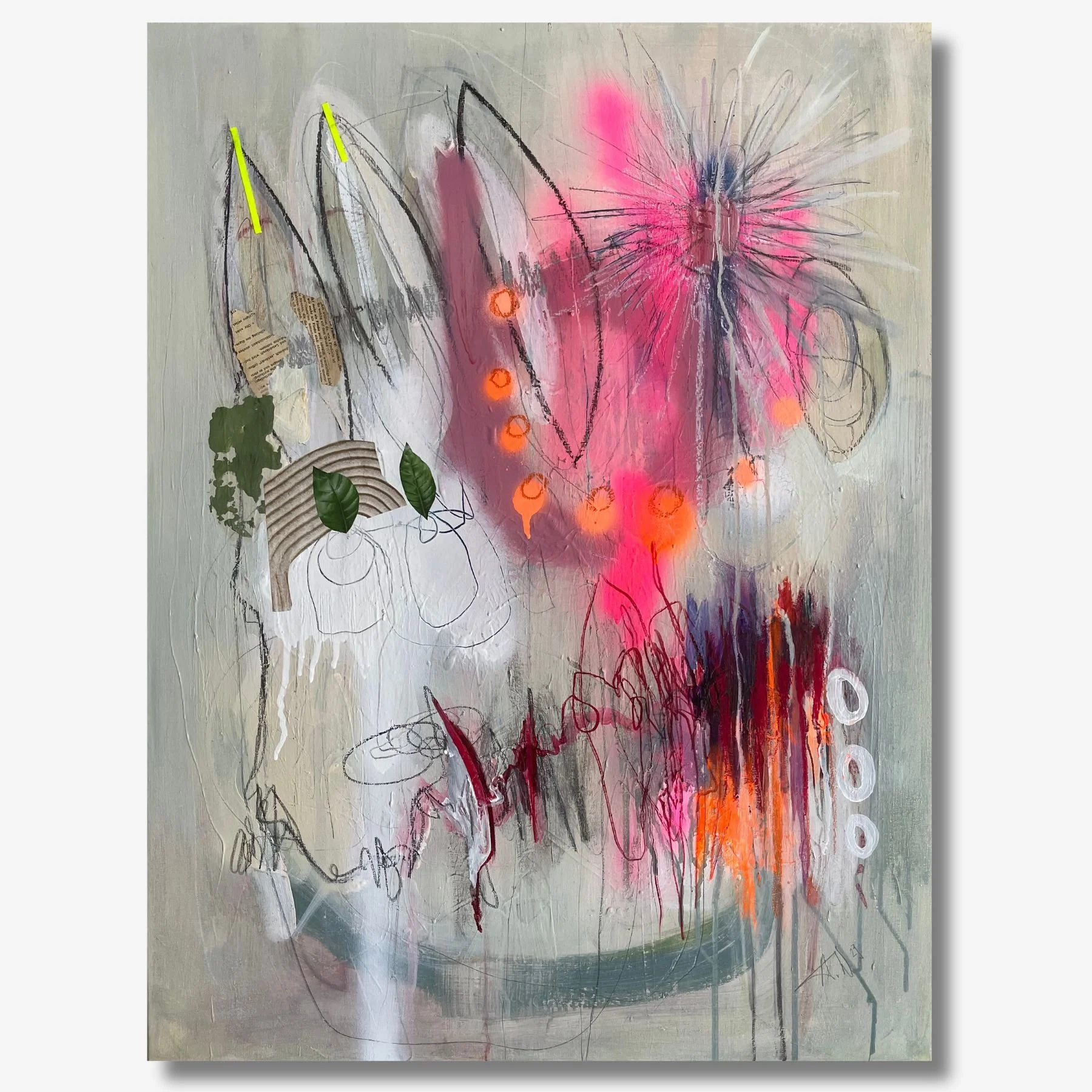 Hase im Rausch, 60x80 cm, 2023