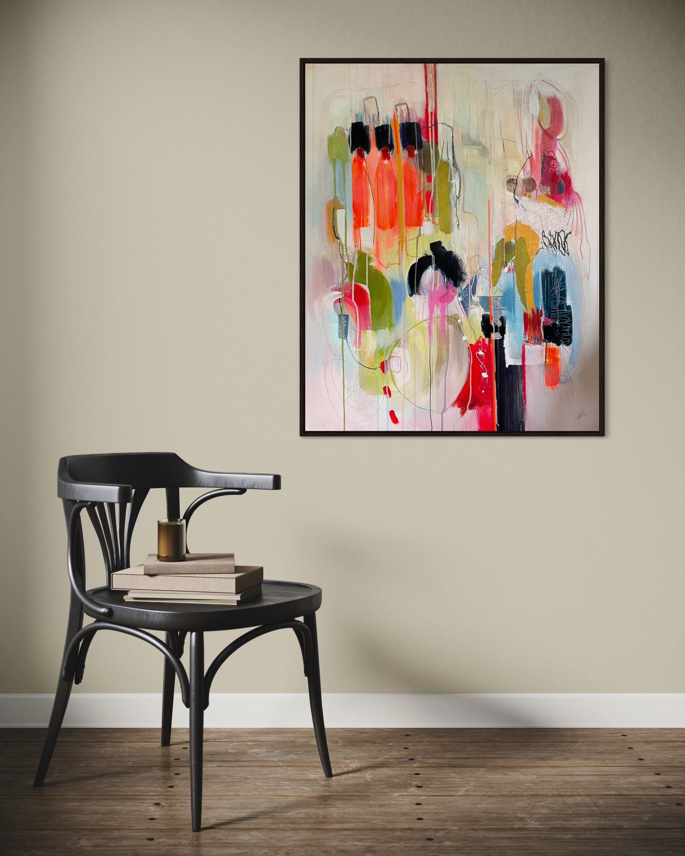 Die eiligen drei Könige, Abstrakte Malerei A. Weingärtner.JPG