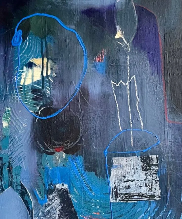 Wale und Wellen, Detail 1,60x80 cm, Abstrakte Malerei A.jpg