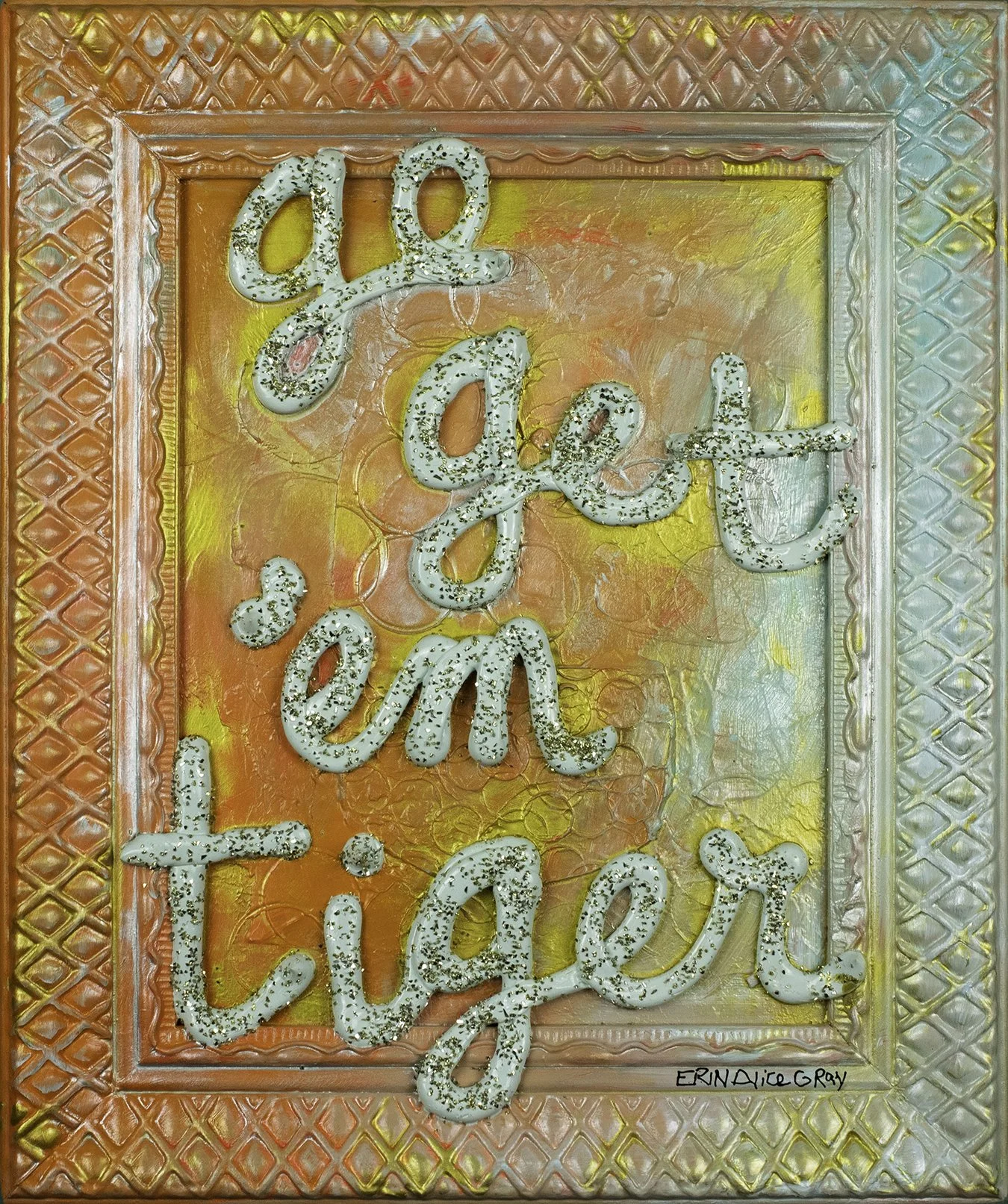 Go Get Em Tiger 16" x 19" — $310 (Copy)