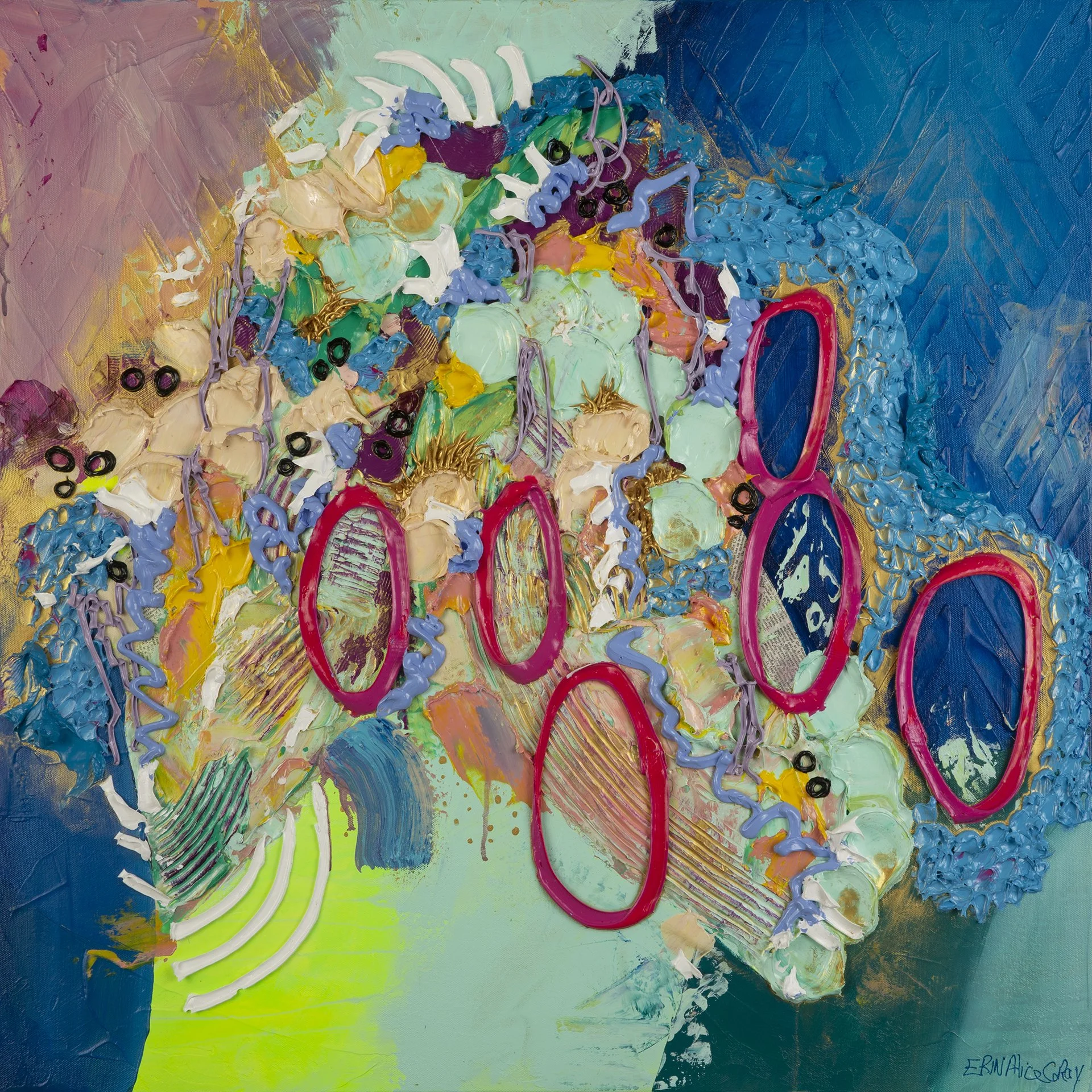 The Spokesman, 30" x 30" — Sold (Copy)