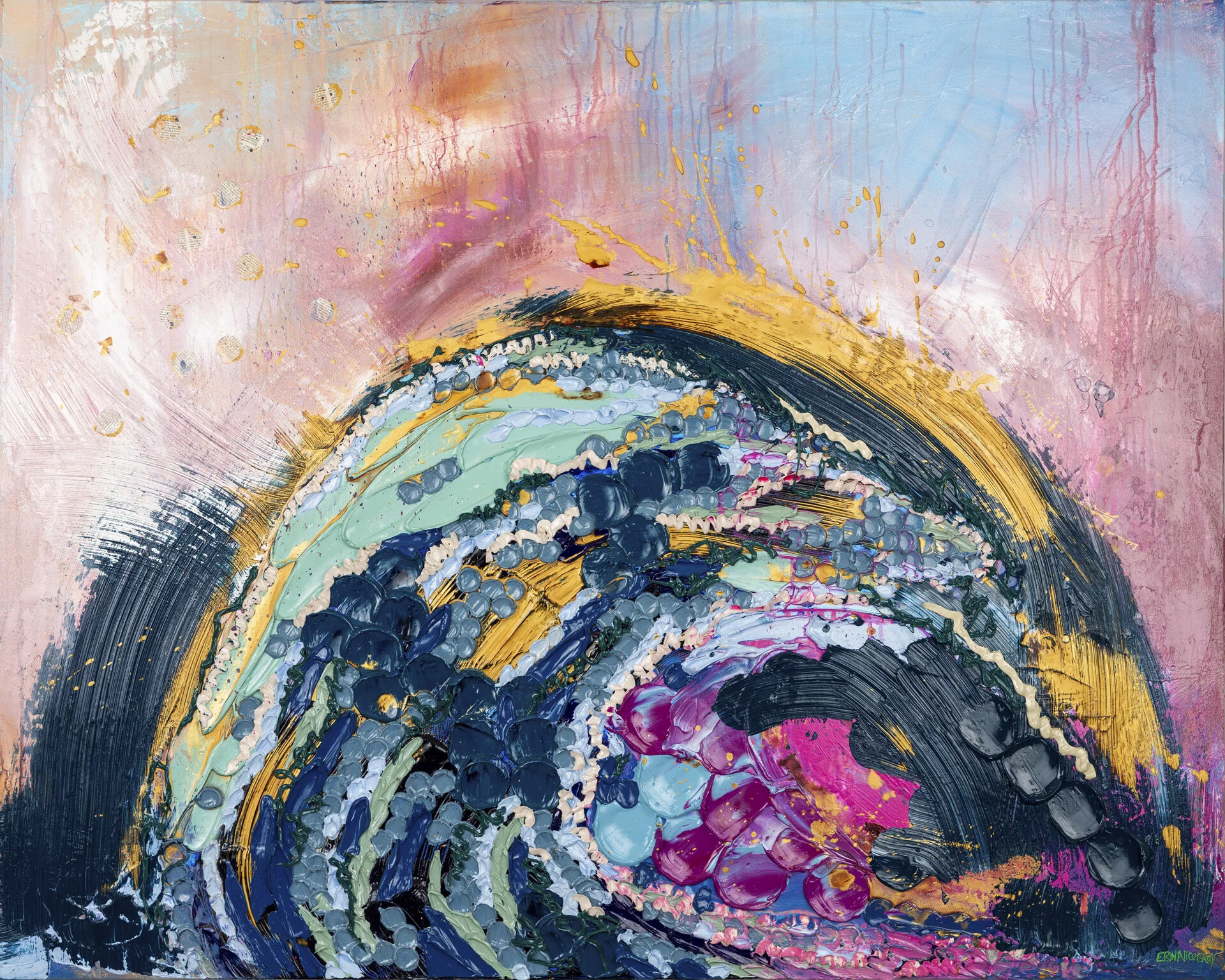 Discovering the Pacific, 36" x 48" — SOLD (Copy)