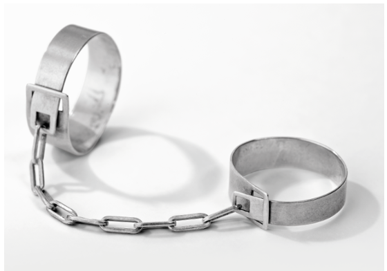'Double' ring, silver, design created in 1967, dinh van, Paco Rabanne