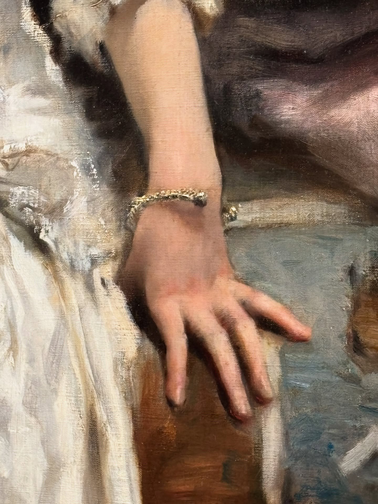 The jewels of Sargent. If you are in Paris, run to the @museeorsay exhibition dedicated to John Singer Sargent. For the light. The hands. The reds. The jewels. And if not for that, just for the Orsay Museum. Oh Paris, you are the best&hellip; #jewels