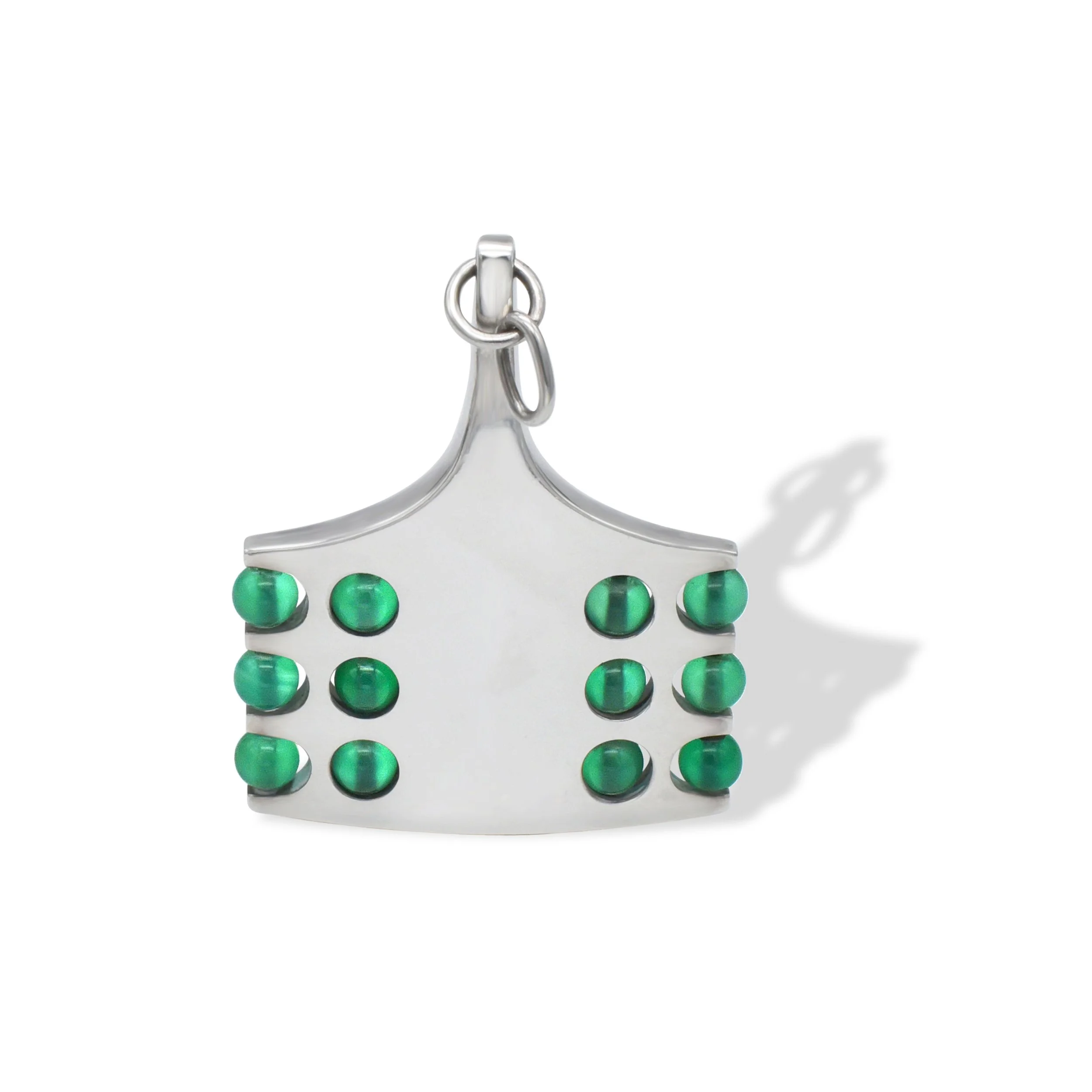 Silver pendant, by Georg Jensen