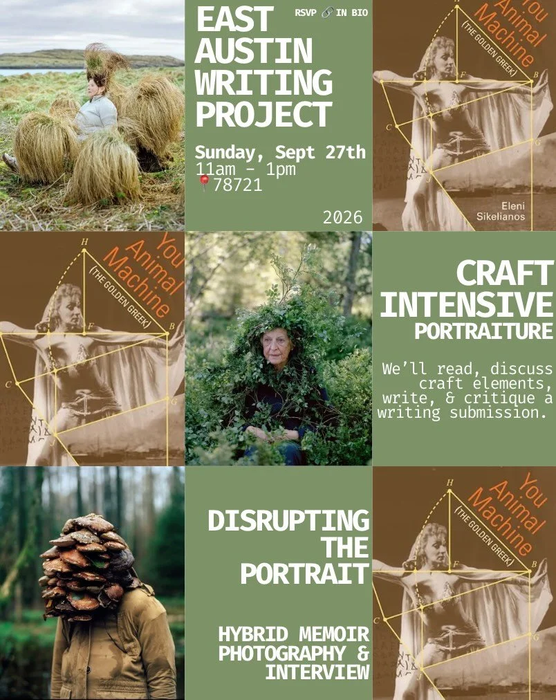 Disrupting the Portrait

Creative memoir, mythology, and  surfacing the identity that&rsquo;s been unseen or untold. 

In this workshop, we&rsquo;ll examine how, as writers and artists, we can summon our subject&rsquo;s interior and re-define one&rsq