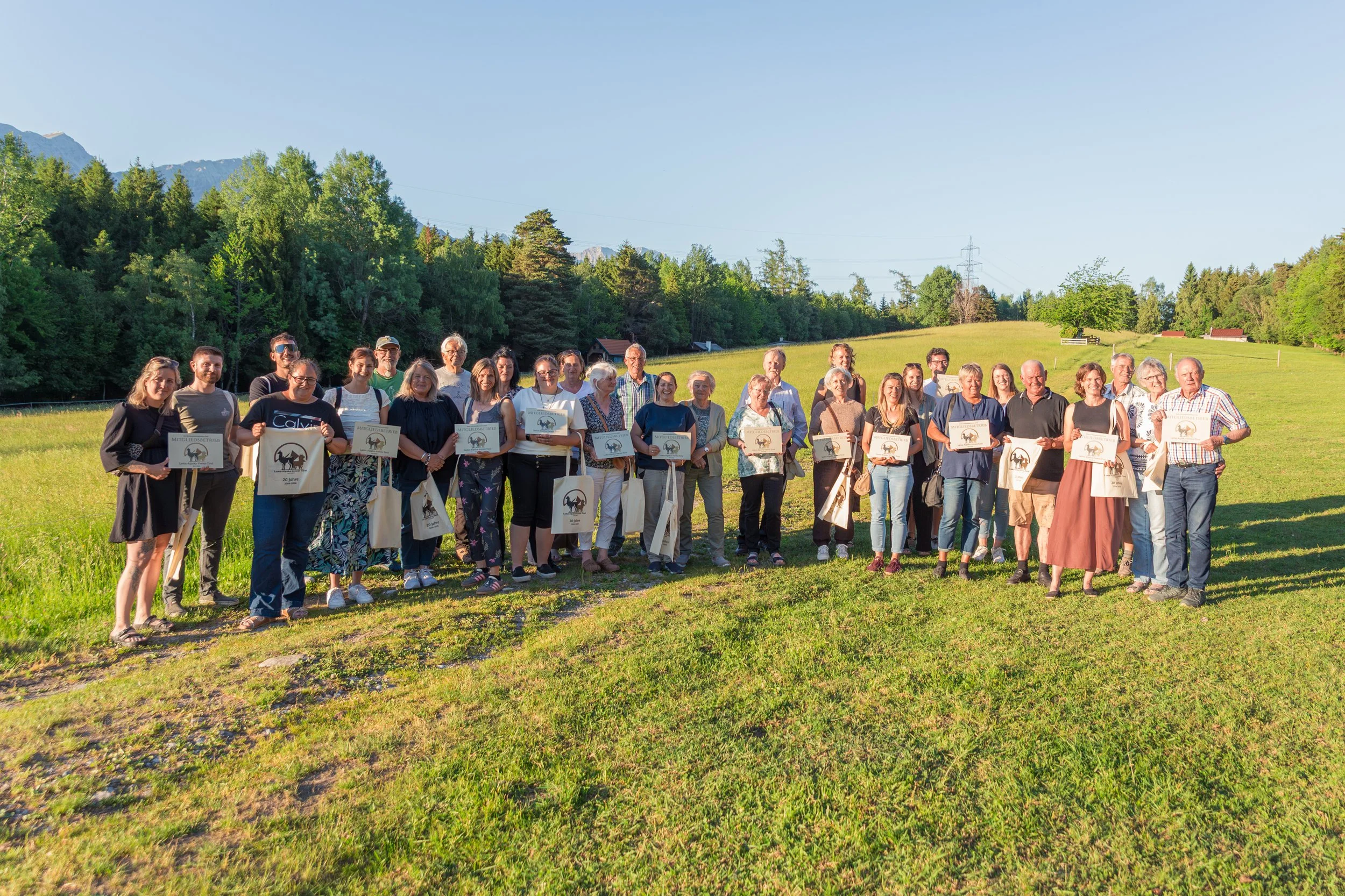 20 Jahres Feier Lama und Alpaka Verein Tirol