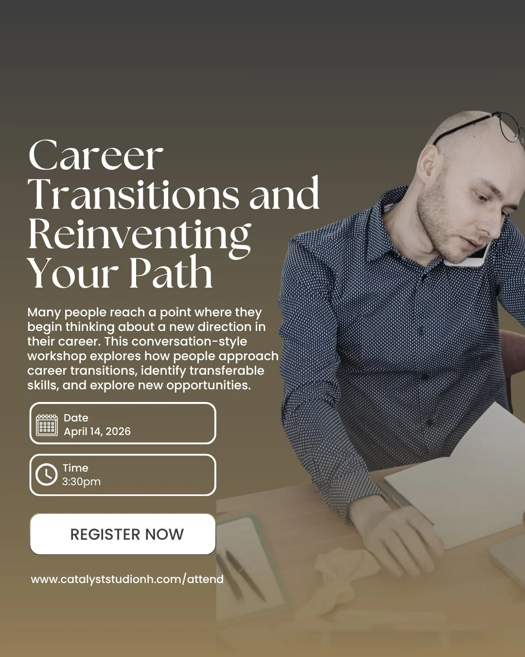 Feeling like you might be ready for something different&hellip; but not sure what that looks like yet?

Career shifts don&rsquo;t happen overnight, but they do start with clarity. This workshop is a space to slow down, reflect, and figure out what yo