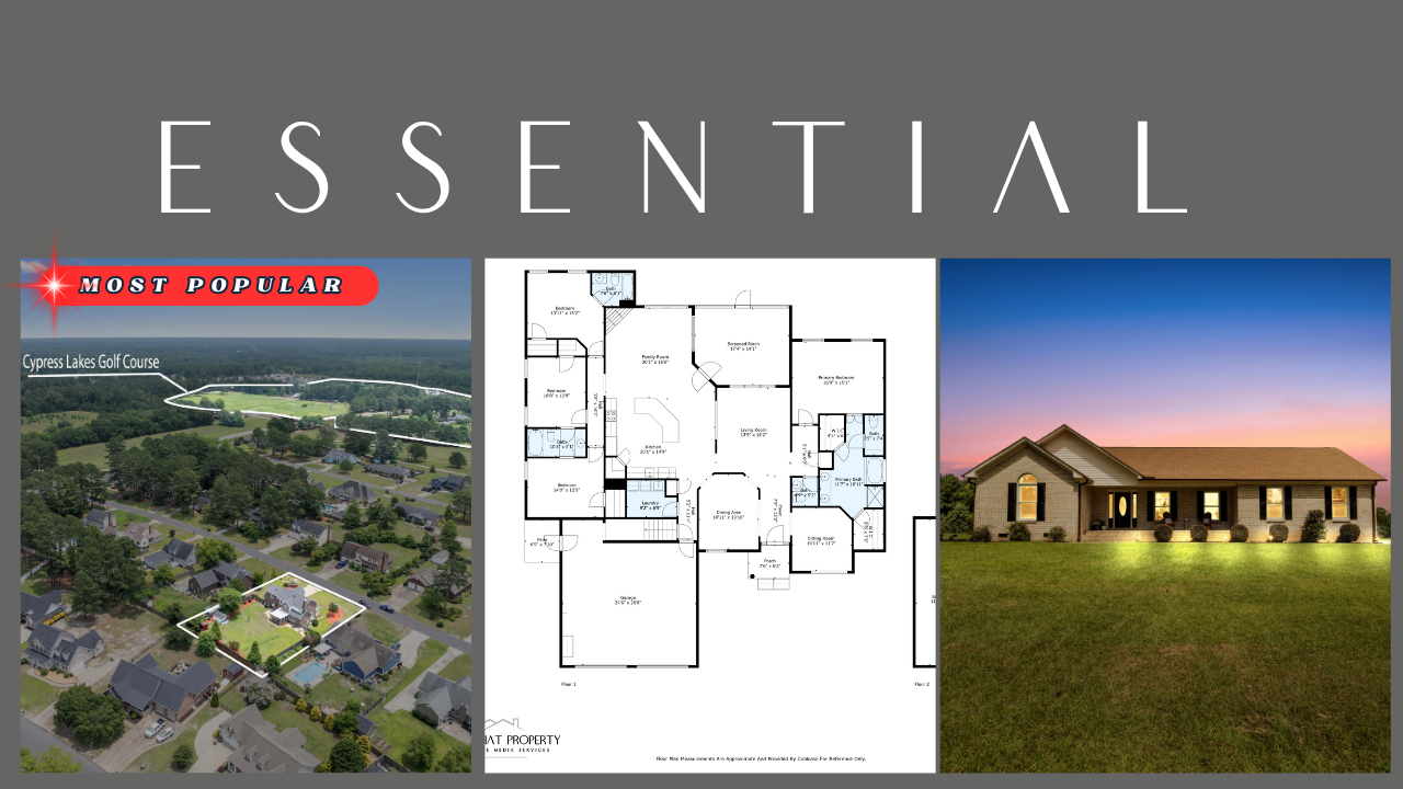 What’s Included in the Essentials Real Estate Photography Package in Fayetteville NC