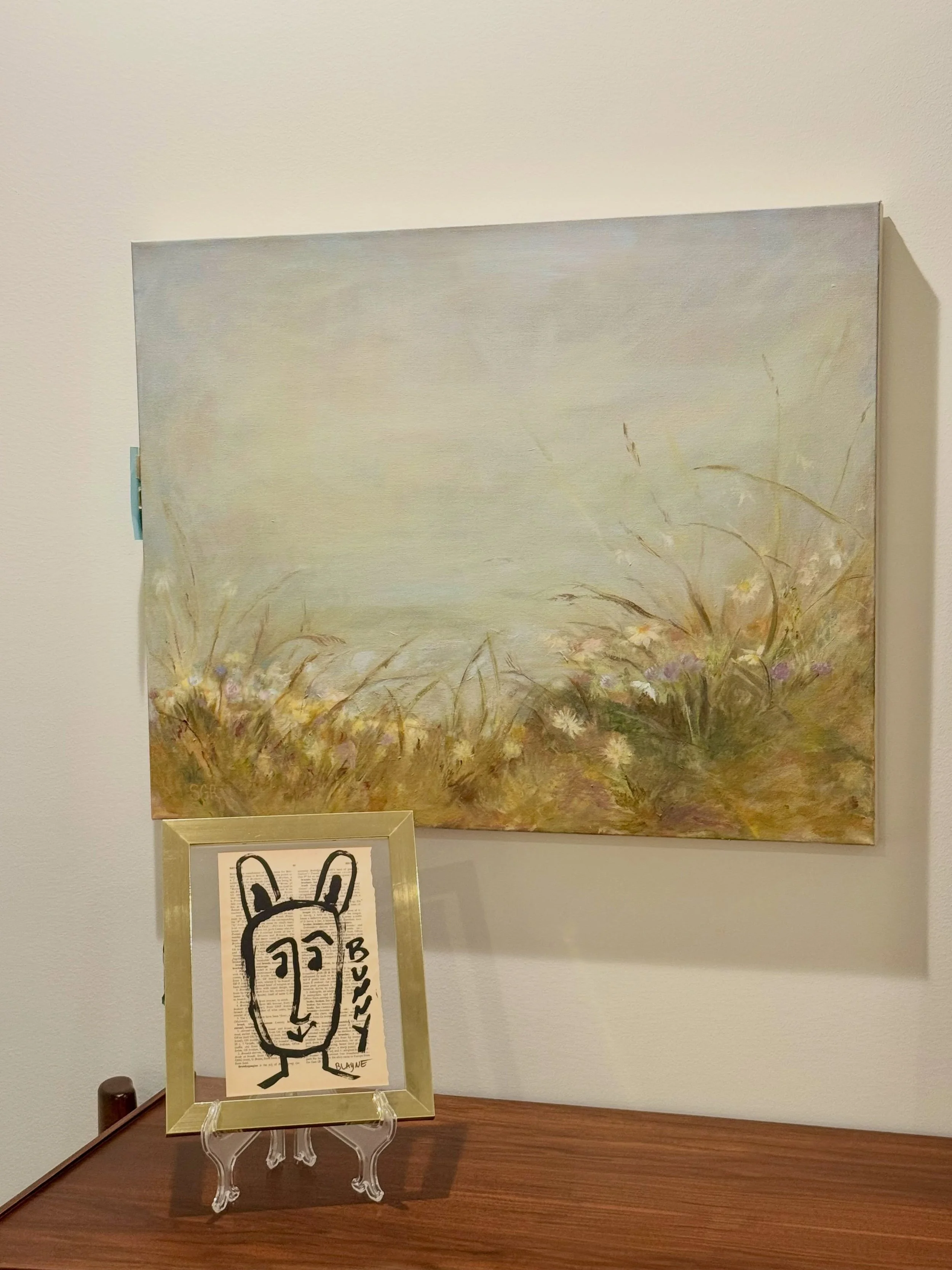 A beautiful few days surrounded by art. 🤍

Thank you to Blayne and Nancy for creating such a lovely setting for Cocktails &amp; Canvases and for welcoming my work into this beautiful home.

It was especially meaningful to see the paintings outside t