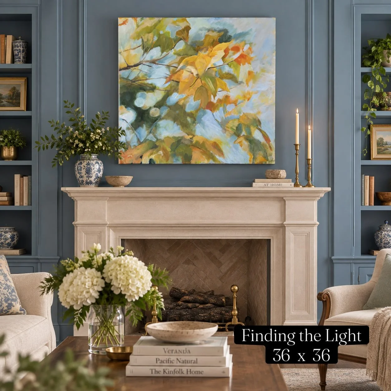 Finding the Light

That moment when the light catches between the leaves and everything shifts&mdash;blue sky, warm greens, and the first hints of gold.

Layers of color, softened edges, and glimpses of light moving through the canopy.

Finding the L