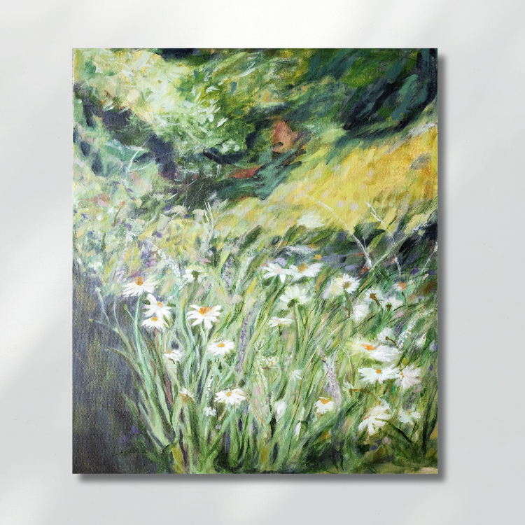 Golden Drift— 24 x 30 • Acrylic on canvas • $900