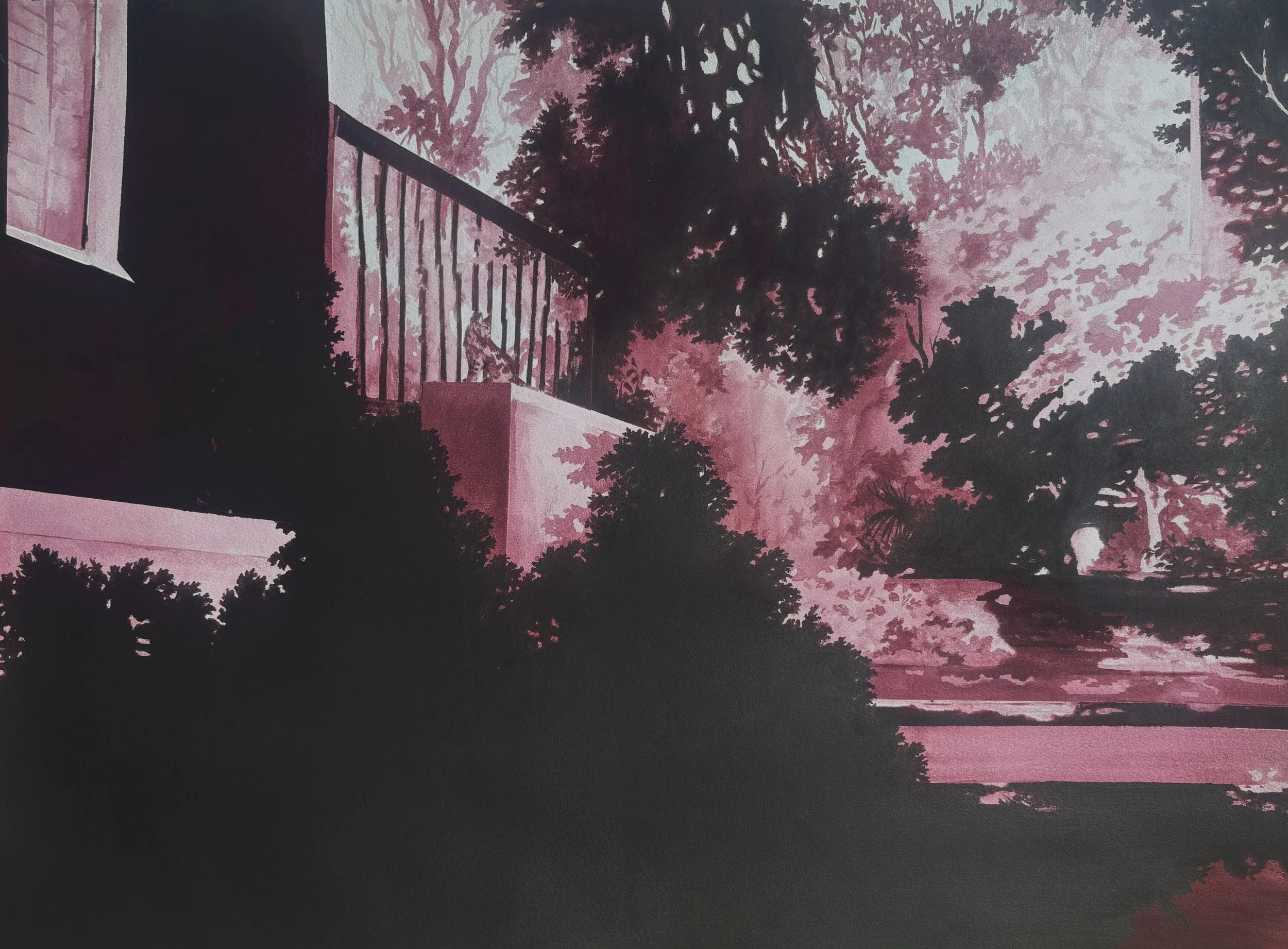 meet you there, ink on paper, 2026