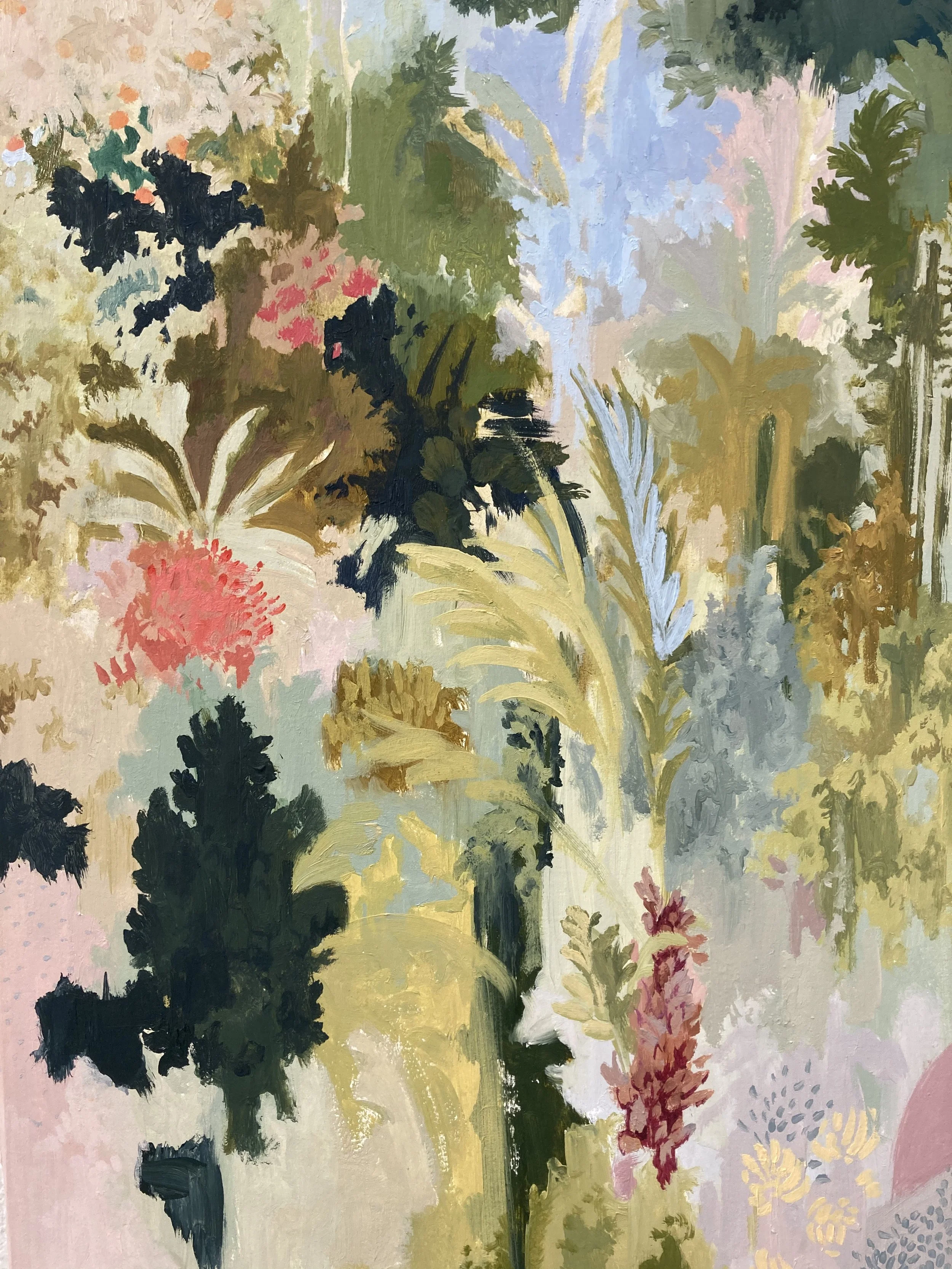 eternal sunshine, oil on paper, 2020