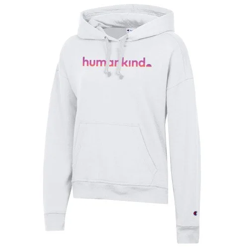 2) Champion Womens White Powerblend Pullover Hoodie | Price: $0 (retail price $50.40)
