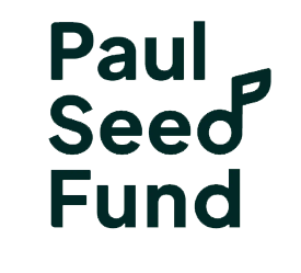 Logo of the Paul Seed Fund with text in dark green and black.