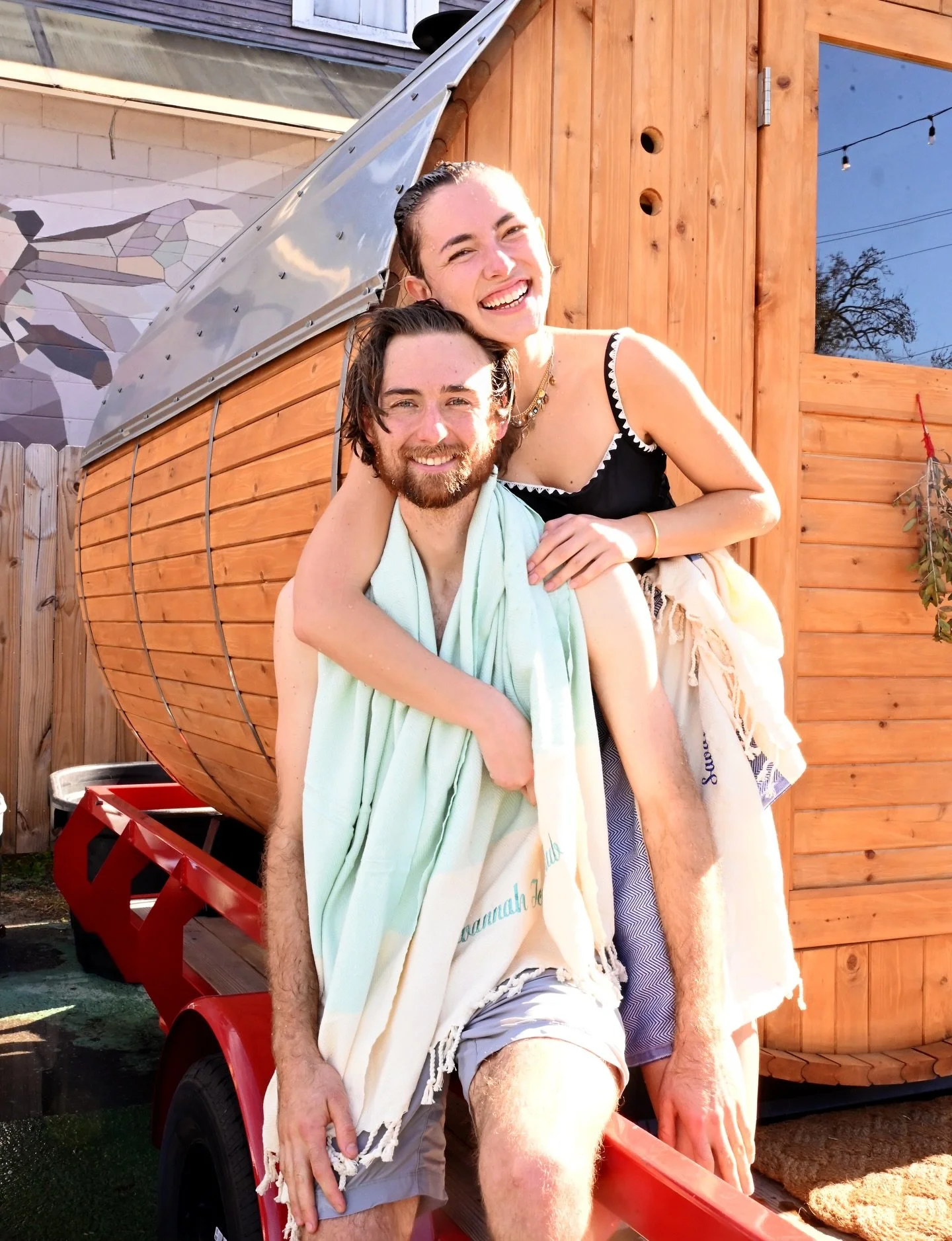 Hi, we&rsquo;re Hannah + Peter! We&rsquo;re the co-founders of Ice Tub Club 💌

We just wrapped up our month-long residency at Starland Yard ⭐ and we&rsquo;re missing it already! Thank you to every single person who came out and plunged with us this 