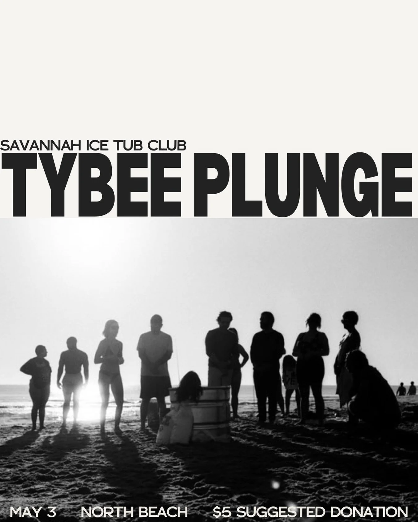 It&rsquo;s tybee time 🧜&zwj;♀️ come watch the sun rise with us THIS SUNDAY May 3!

We&rsquo;ll start with an hour-long yoga and breathwork class that at 7am followed by 8am cold plunges and dips in the ocean 🐬

This offering is donation based - RSV