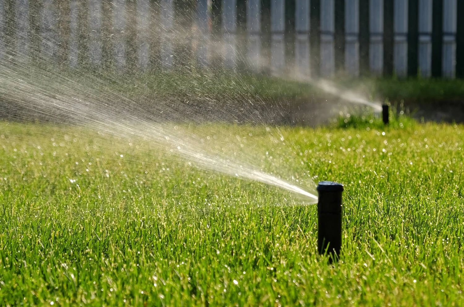 Efficient irrigation system supporting healthy lawn and landscape design in Brookline, MA