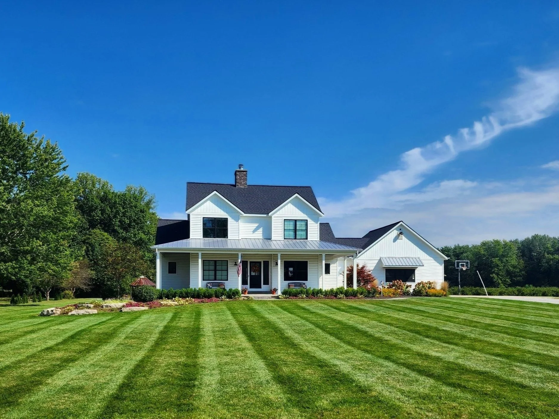 Lawn mowing service Baroda MI Starbucks Landscaping