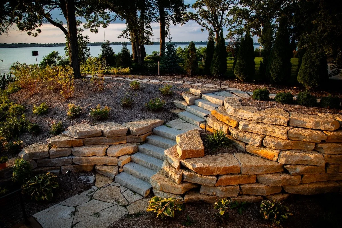Custom Retaining Walls Enhancing Landscape Design and Preventing Erosion in Middleton, WI