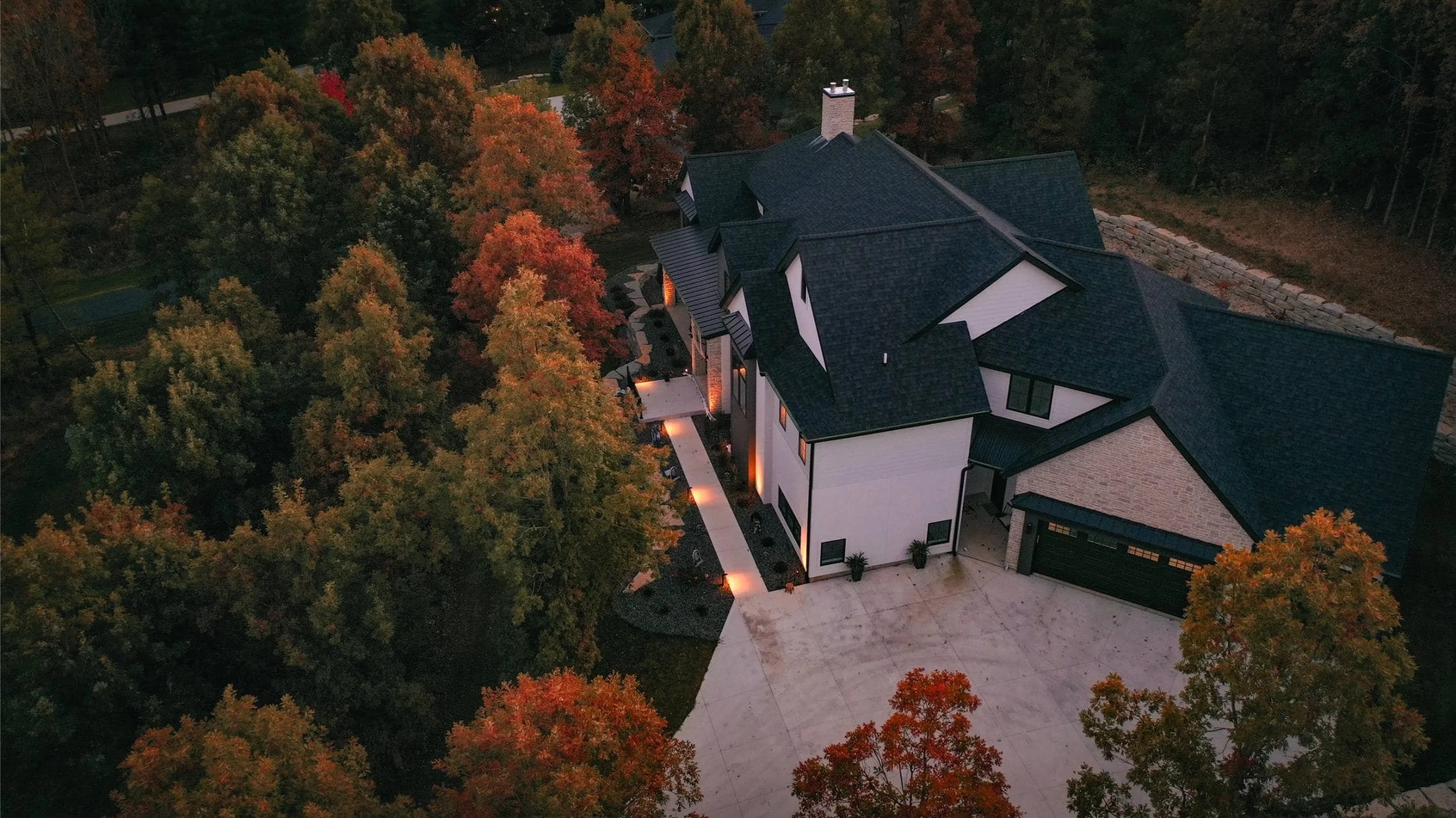 Custom outdoor lighting for evening curb appeal in Middleton, WI