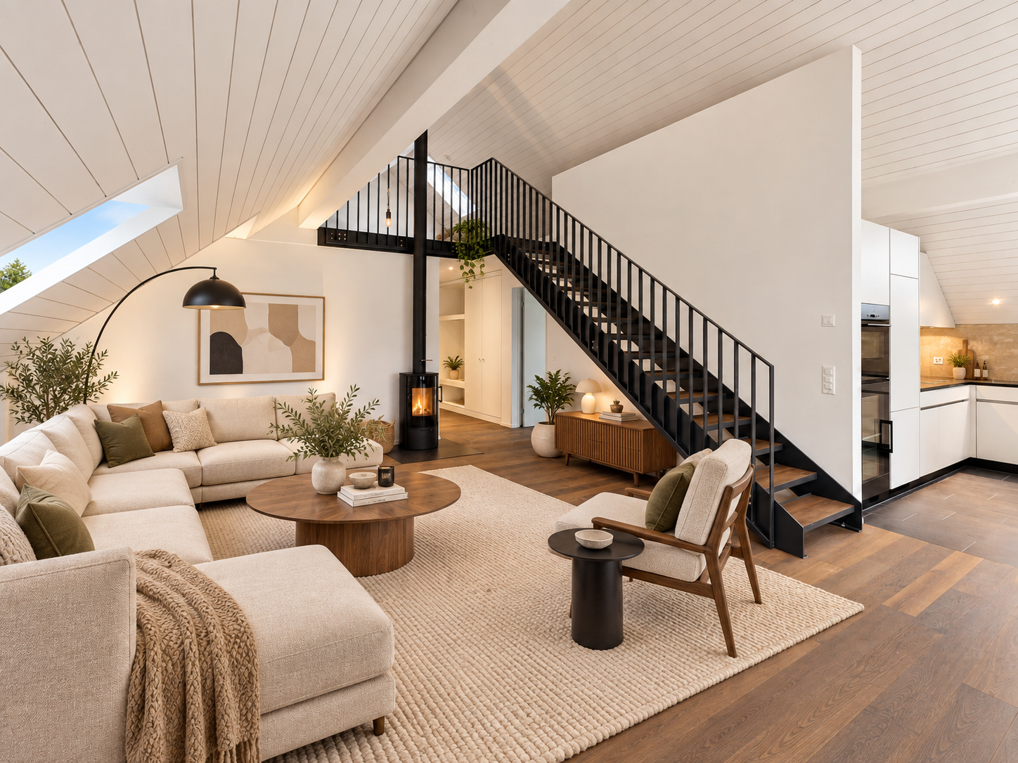 Ländlich urban – attraktive Dach-Maisonette mit Weitsicht