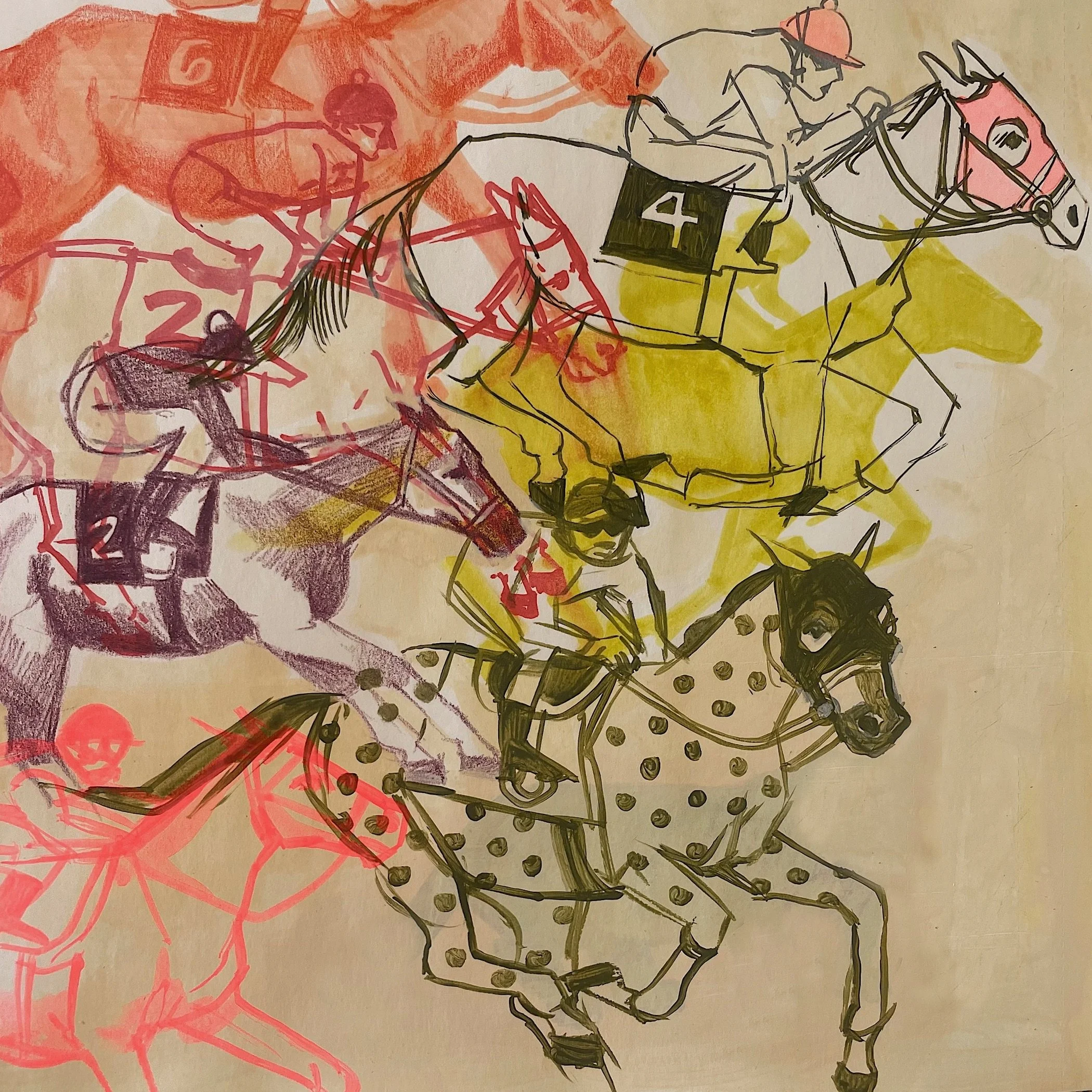 Horse Race Print