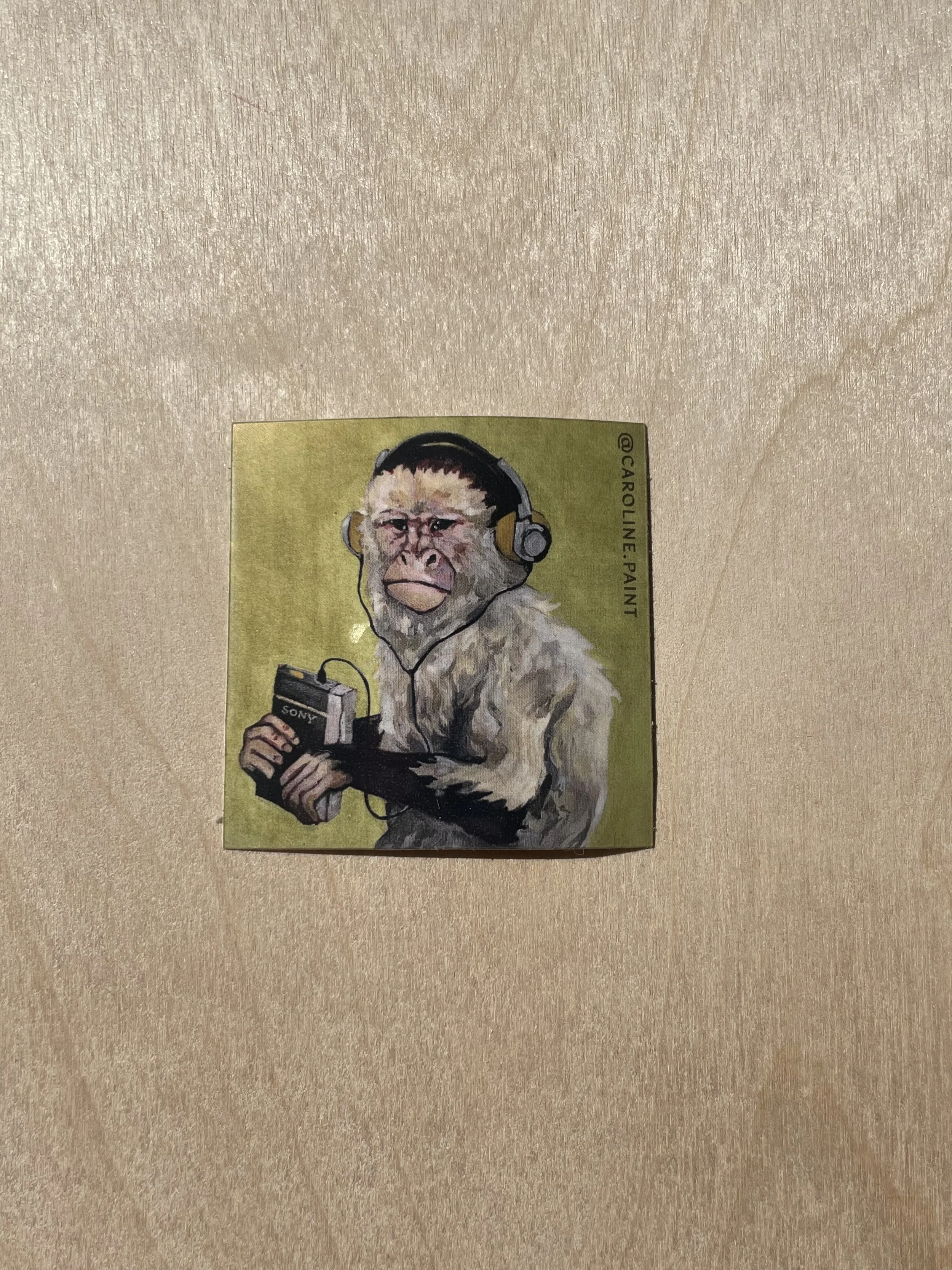 Monkey Sticker