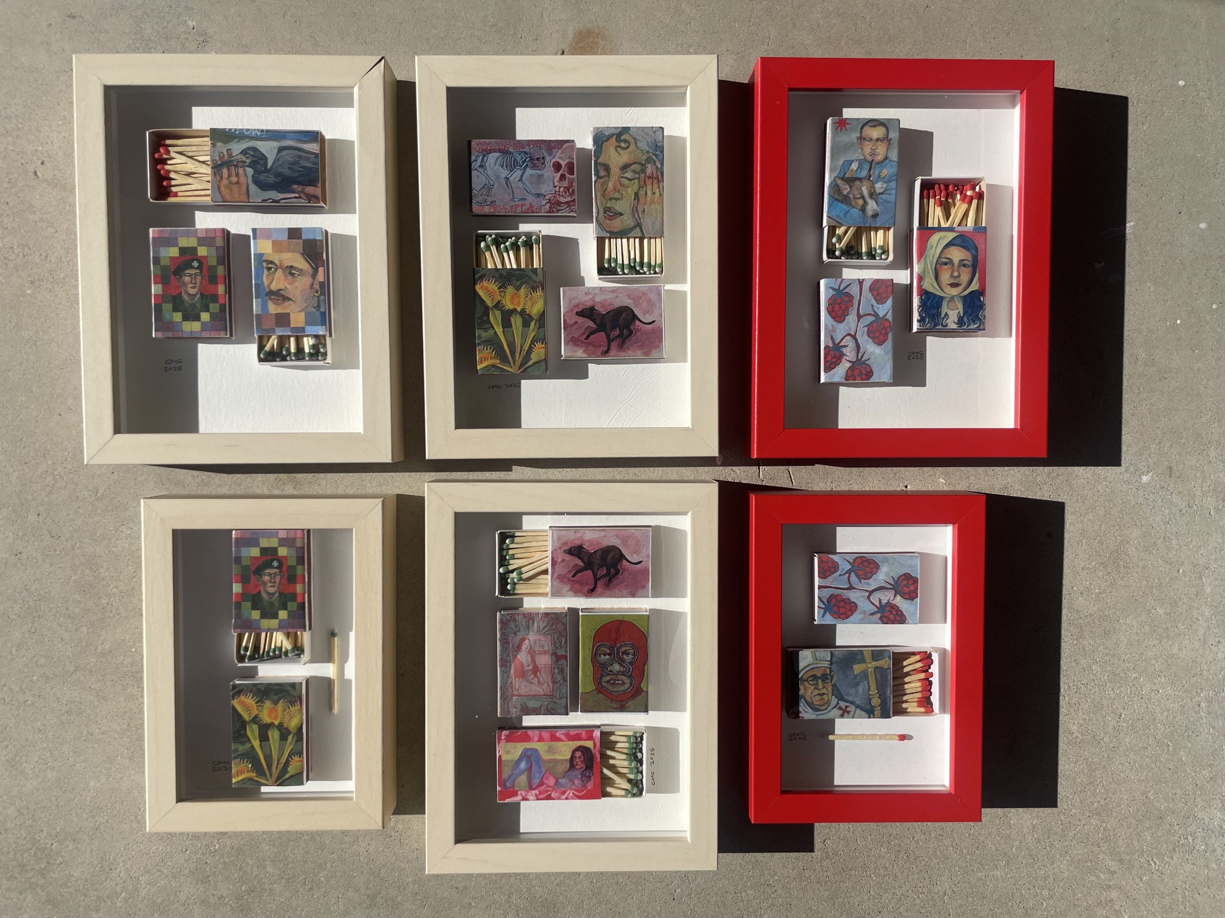 Matchbox Collages