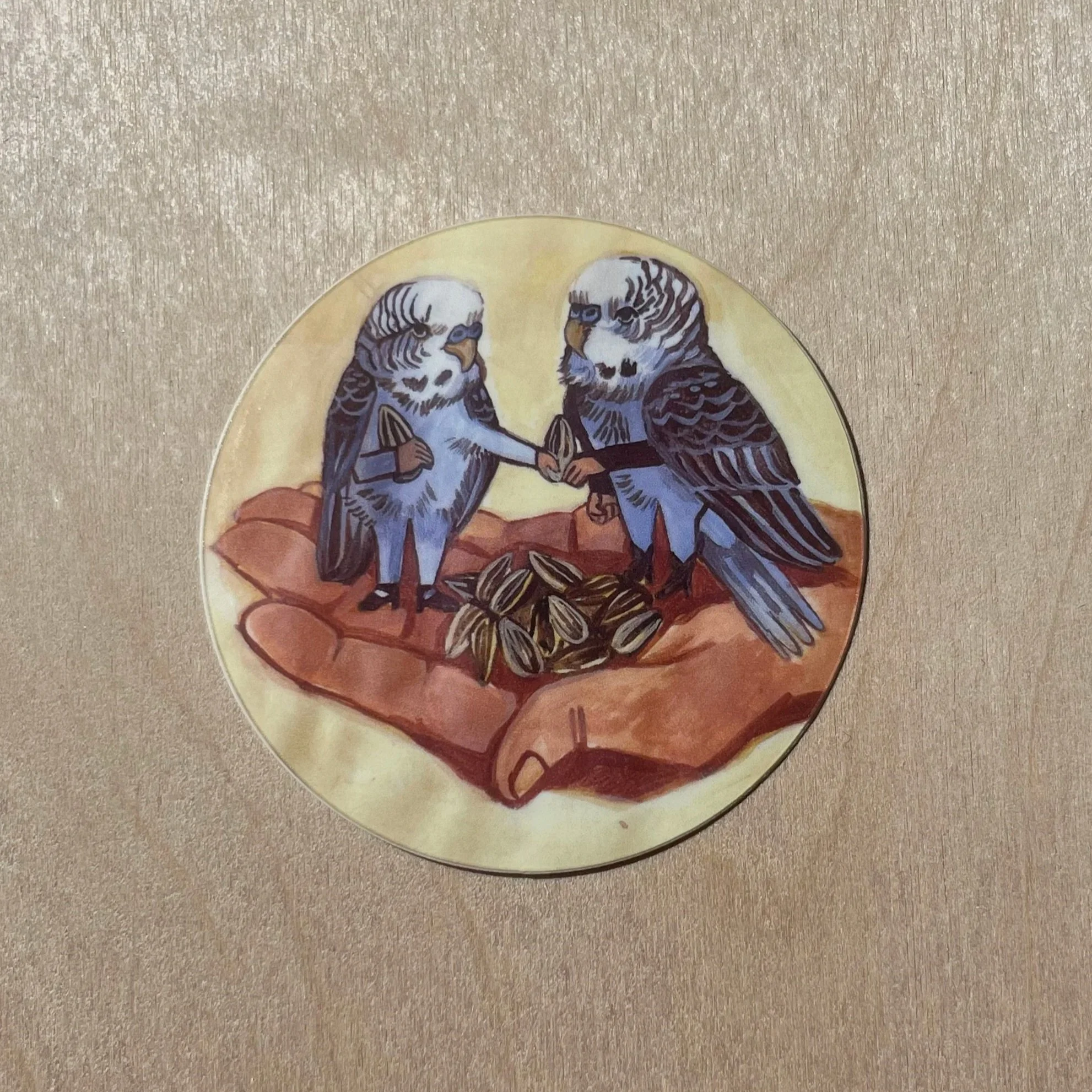 Bird Business Sticker