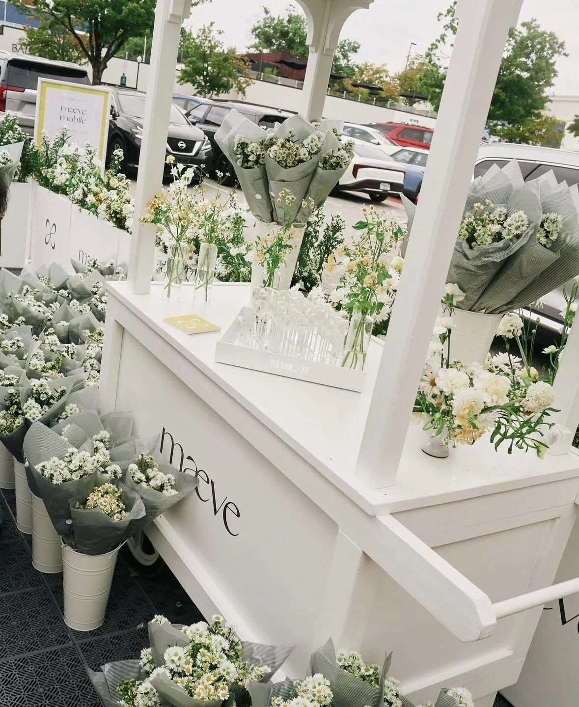 Cottage Luxe Rentals - Rosalia Cart with Maeve Branding