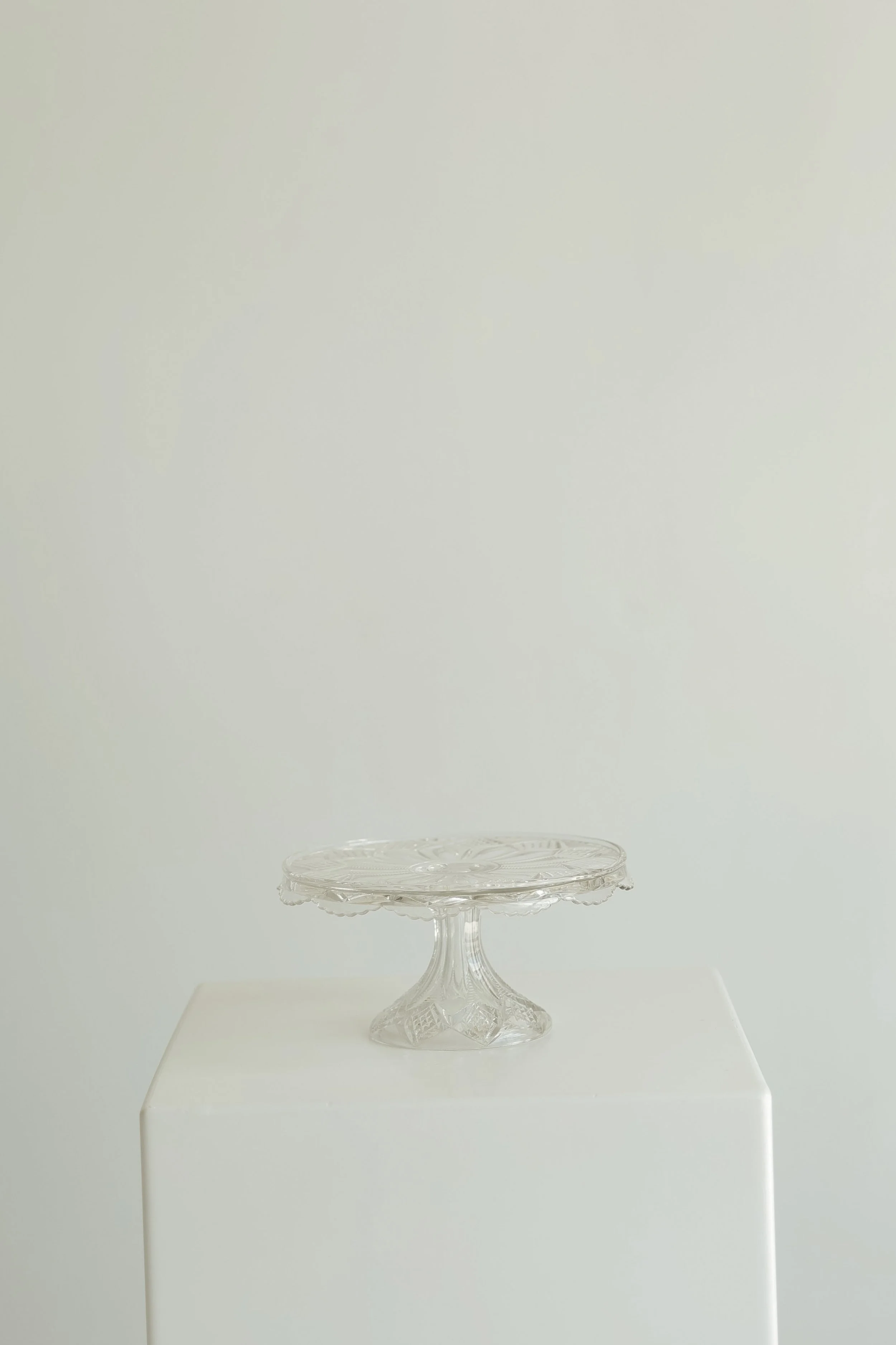 Clear Cake Platter