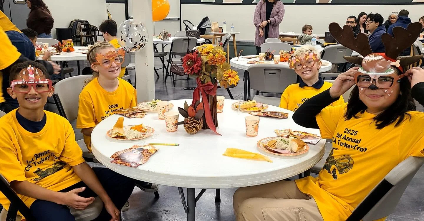 CCA Turkey Trot 2025! &ldquo;Enter into His gates with thanksgiving, And into His courts with praise. Be thankful to Him, and bless His name.&rdquo; (Psalm 100:4, NKJV) 
As we head into the holiday, we remember: every good gift is from Him. #Thanksgi