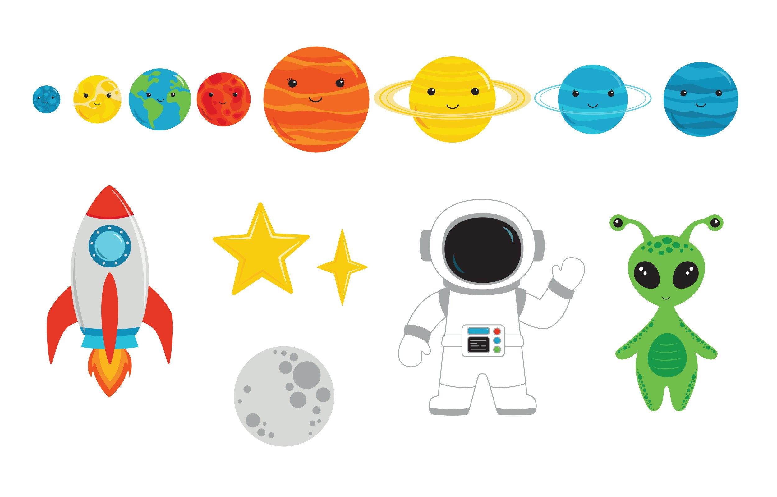 outer space icons