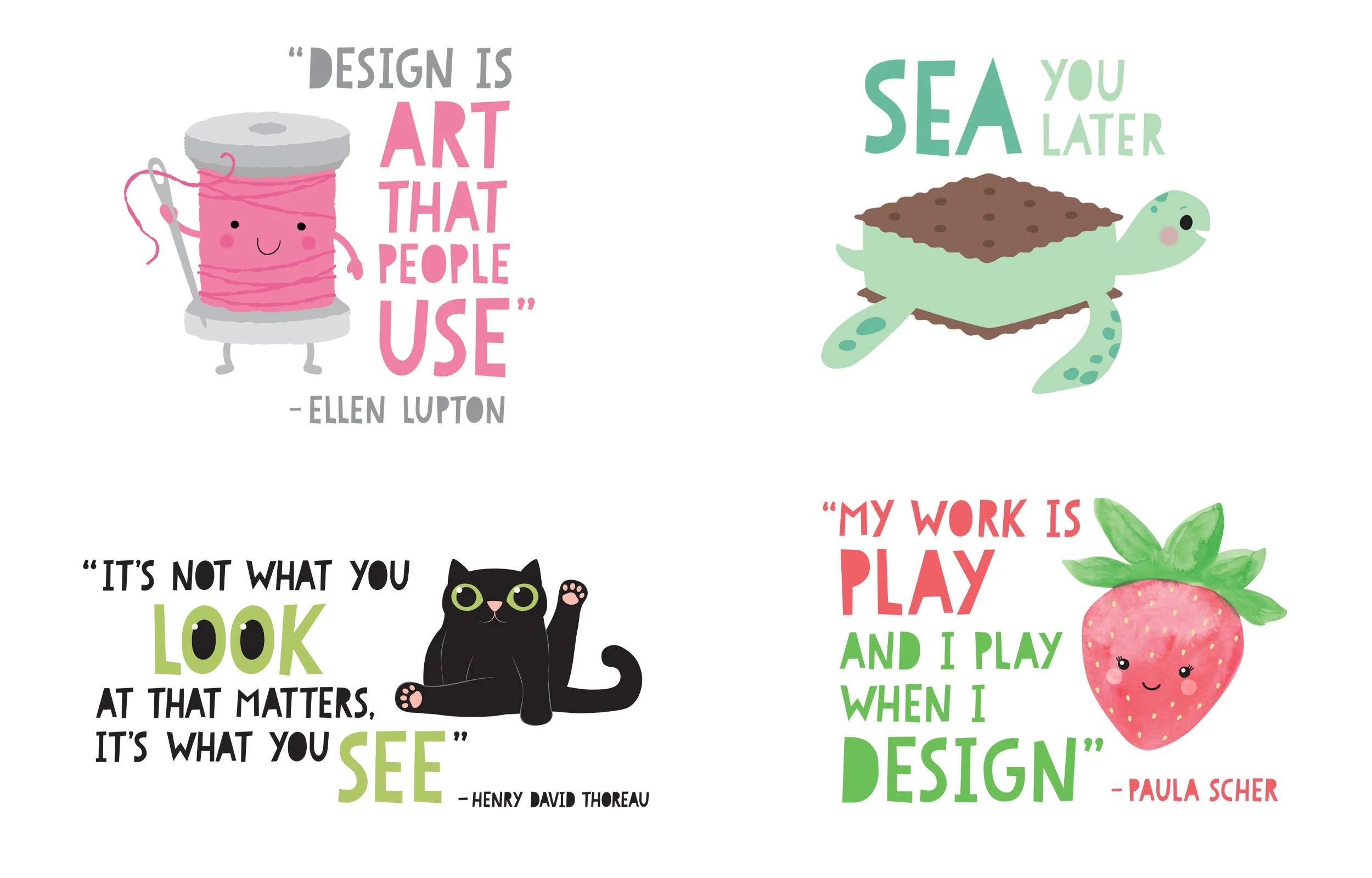 illustrated quotes