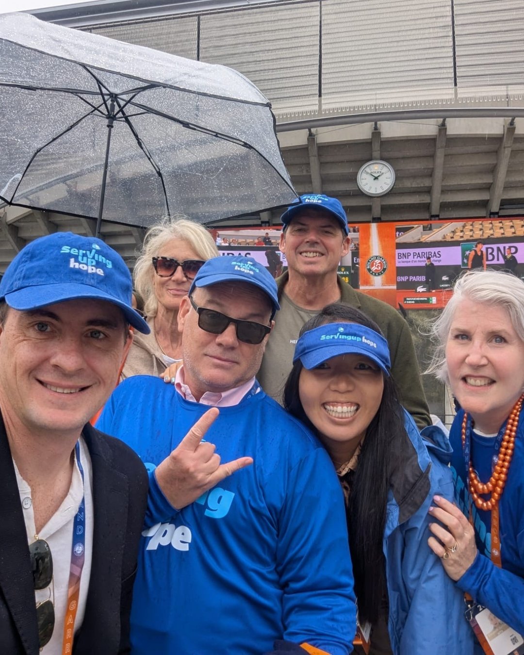 Allez! Roland Garros is underway, and of course Serving Up Hope is in the house!!