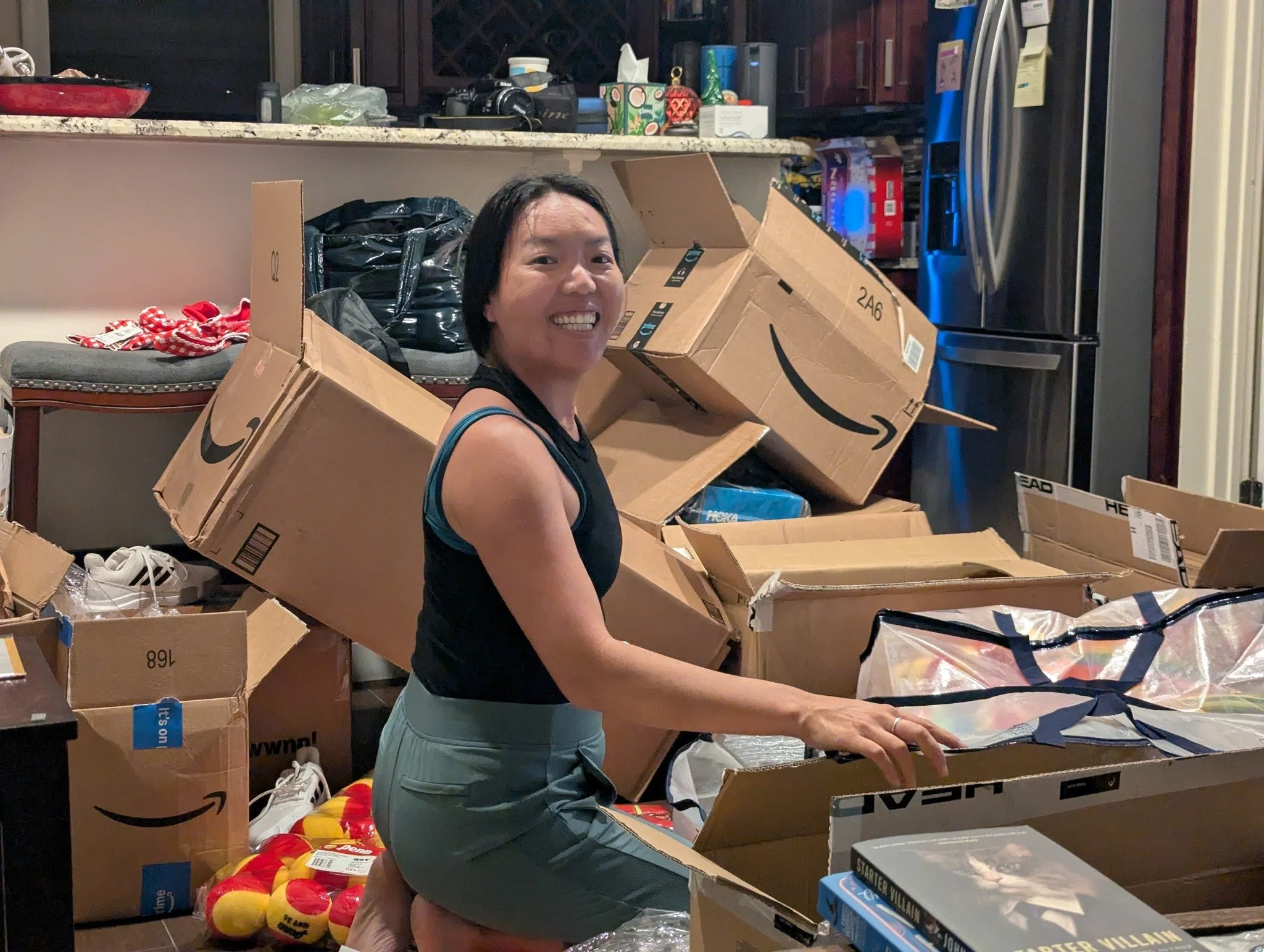 Serving Up Hope’s founder & executive director — and former professional tennis champion — @king.vania  doesn’t just lead from the sidelines. She’s hands-on in every aspect of the work, including unboxing gear and bu