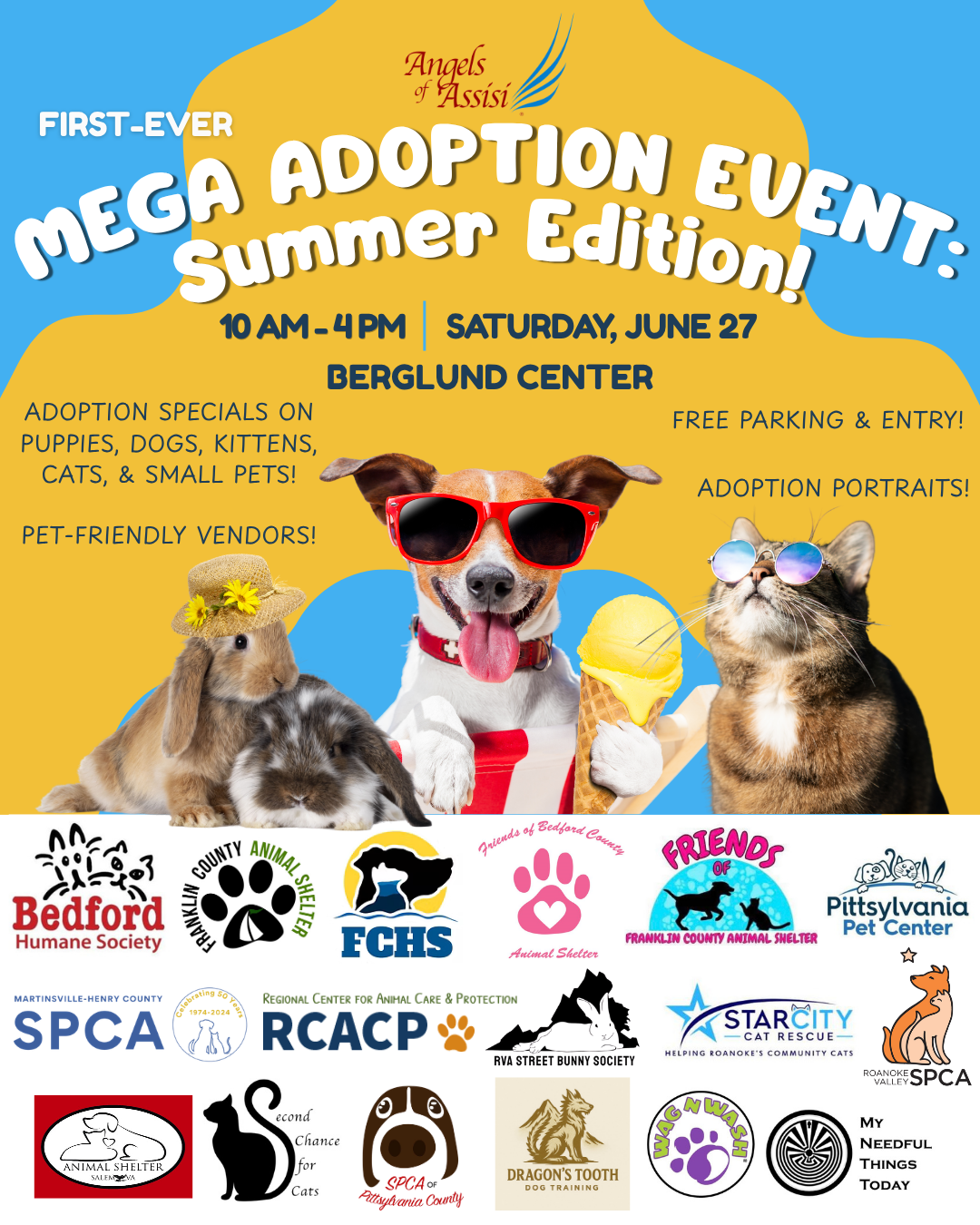 Mega Adoption Event: Summer Edition!