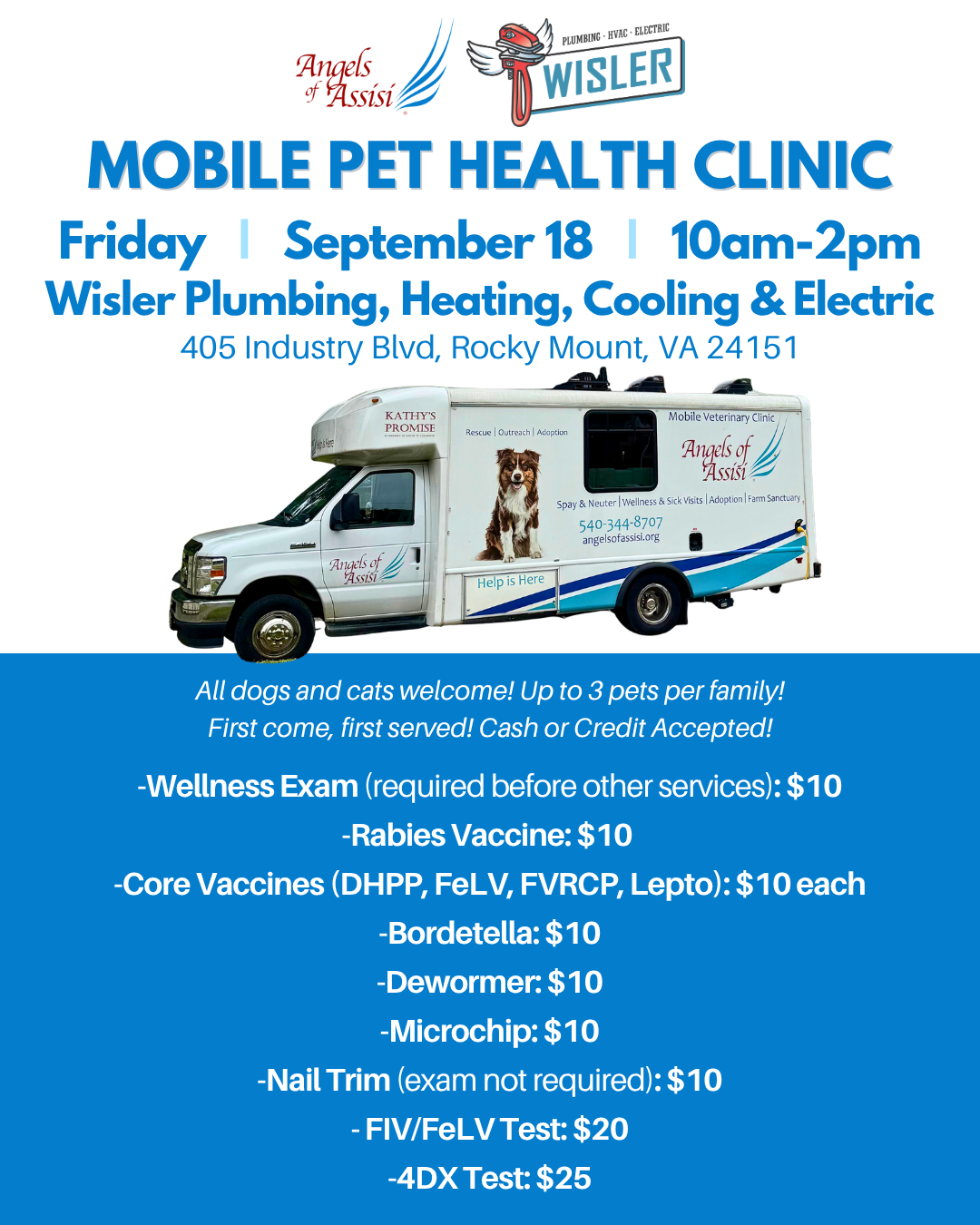Mobile Pet Health Clinic: Rocky Mount