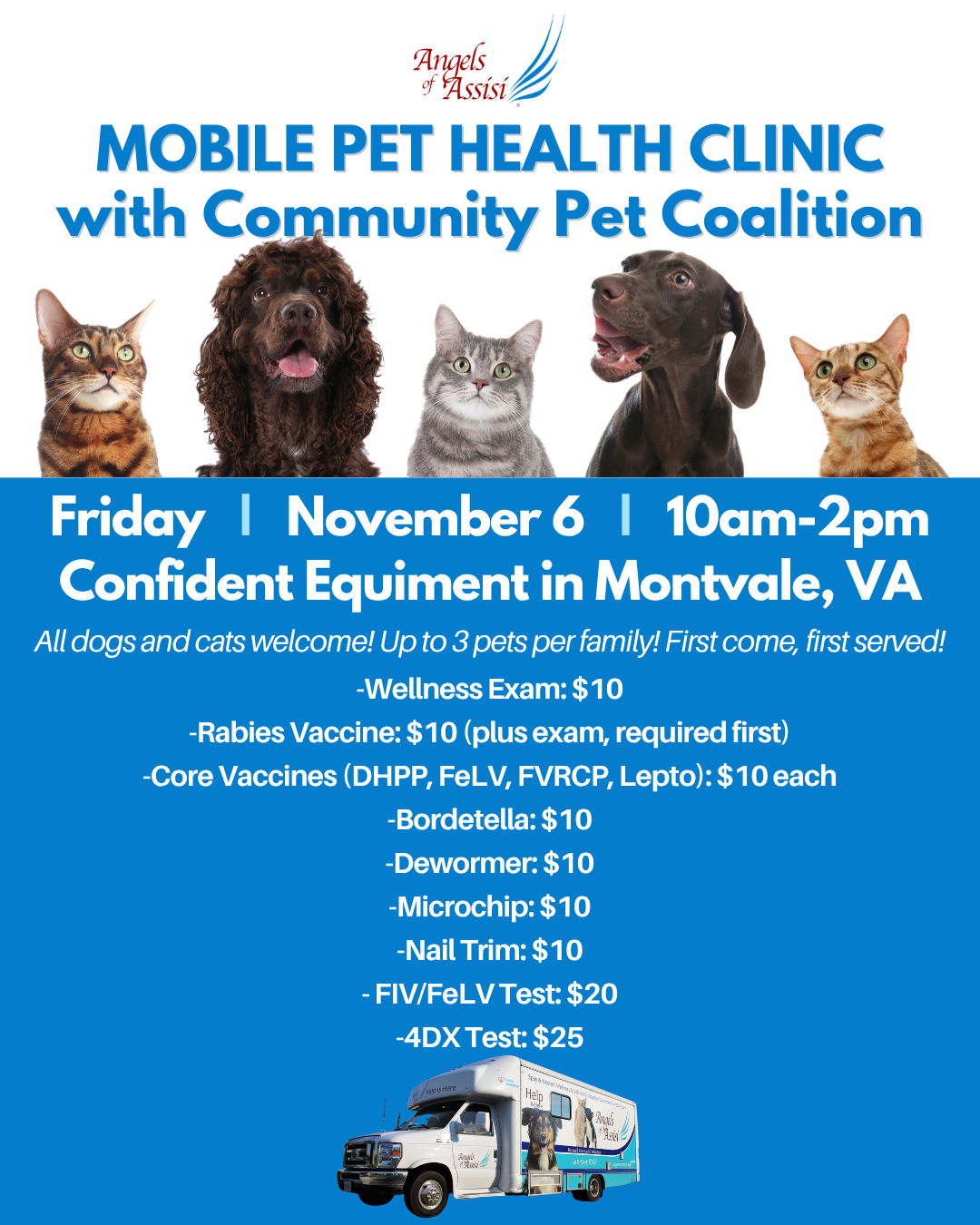 Mobile Pet Health Clinic: Montvale