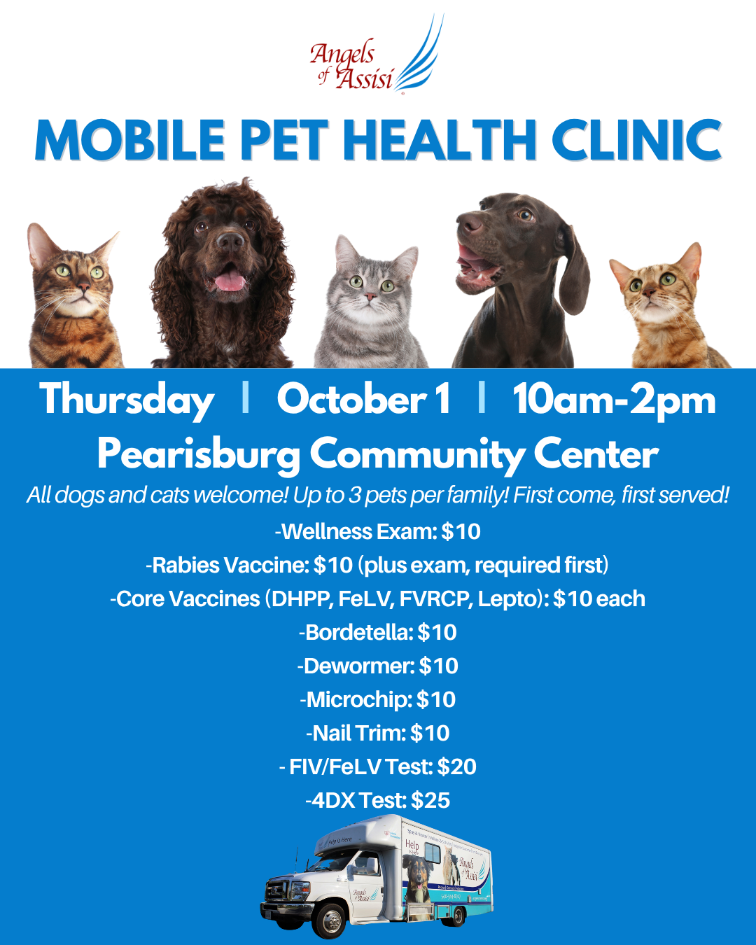 Mobile Pet Health Clinic: Pearisburg