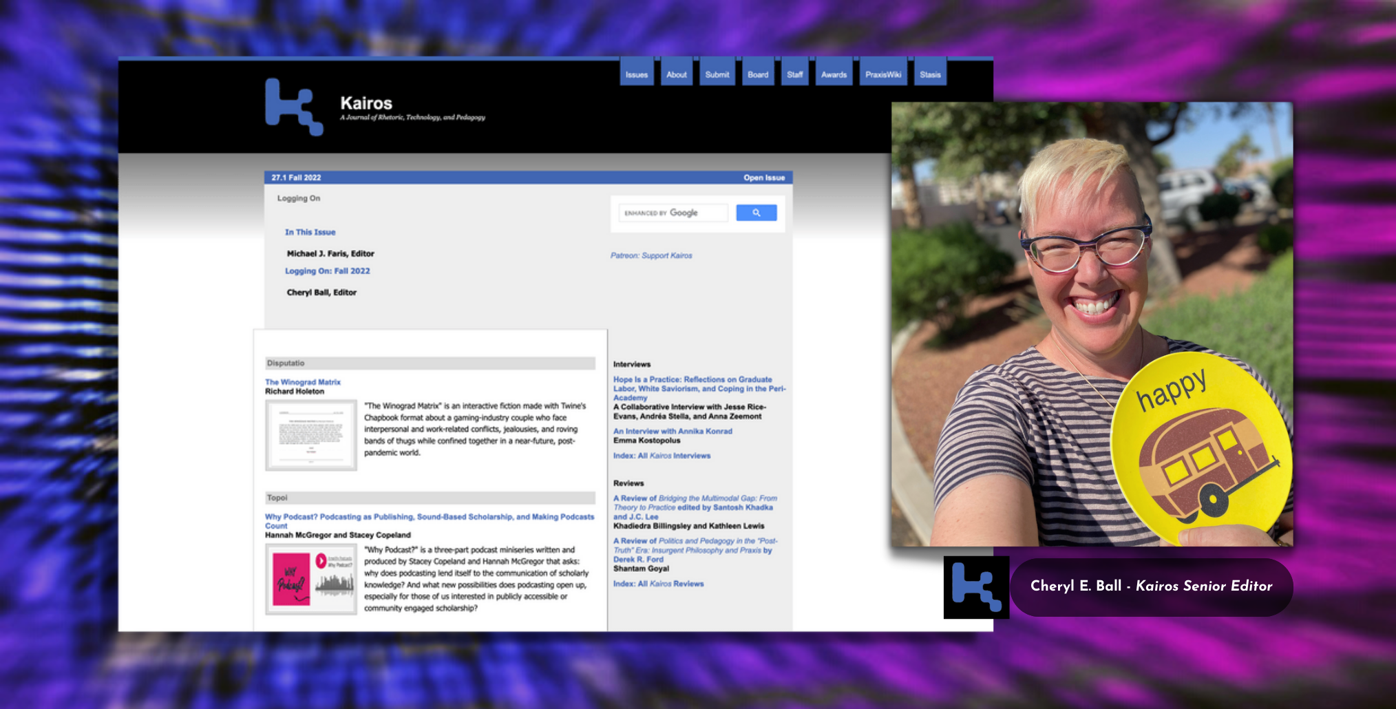 Re-Issue: Reimagining the Scholarly Journal with Dr. Cheryl E. Ball