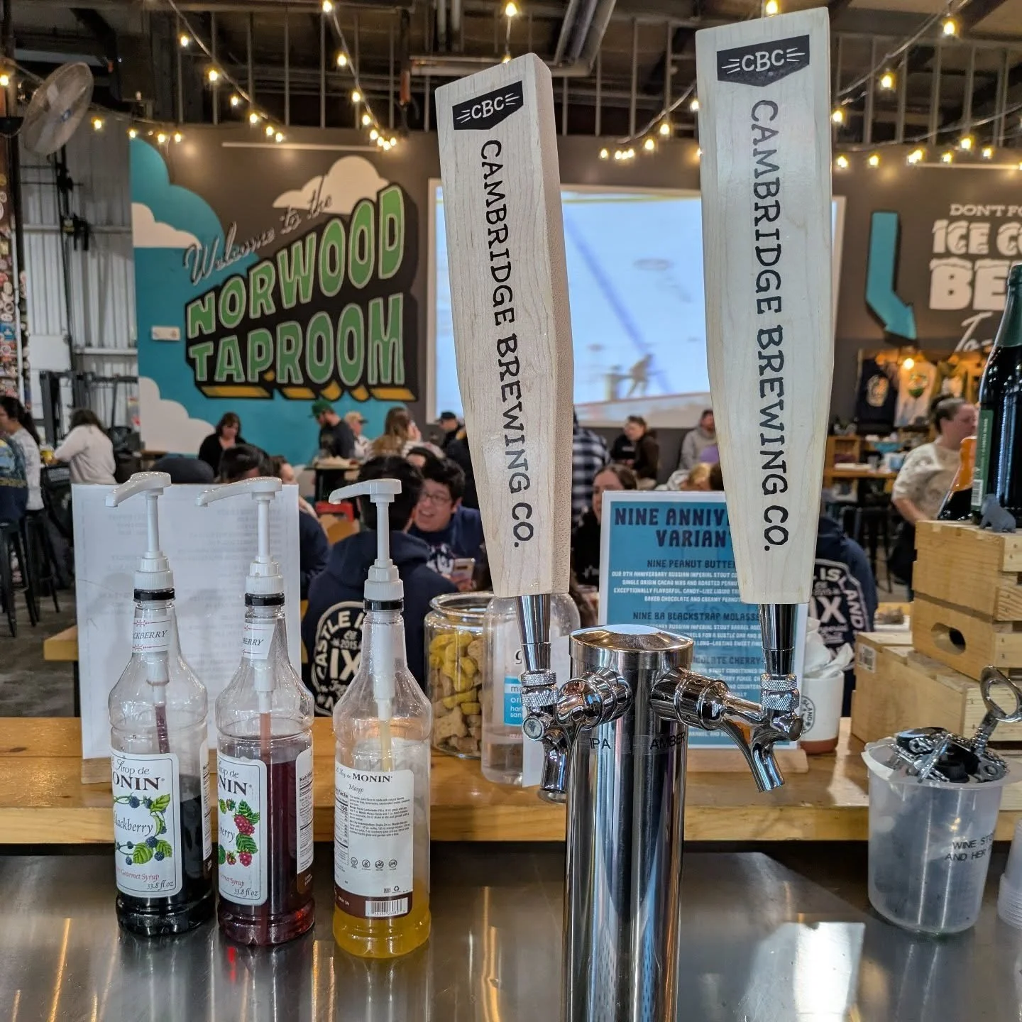 These taps are always pouring fresh CBC, often Amber , Porter, or Flower Child, with others to come, at @castleislandbeer taprooms