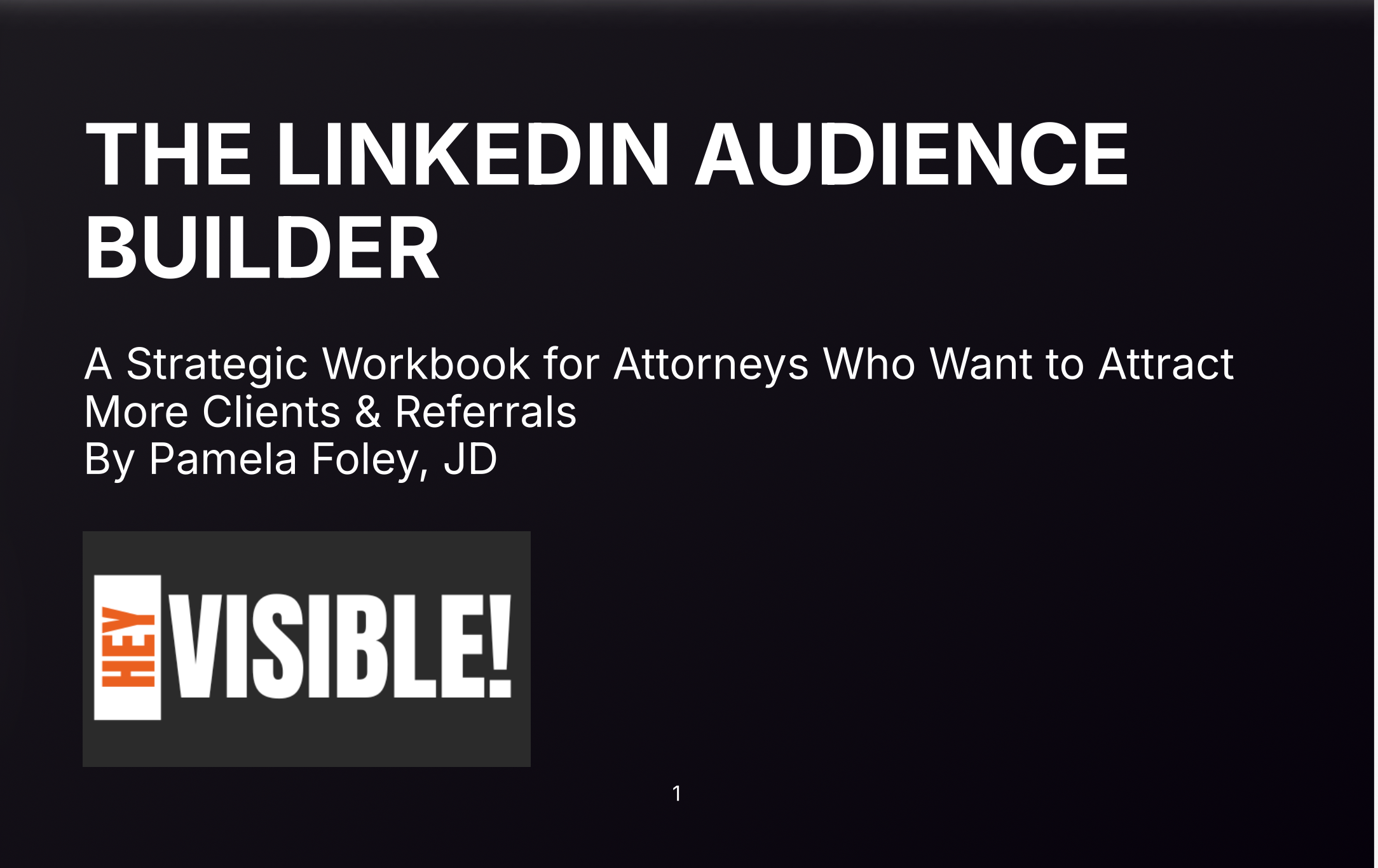 Linkedin Audience Builder
