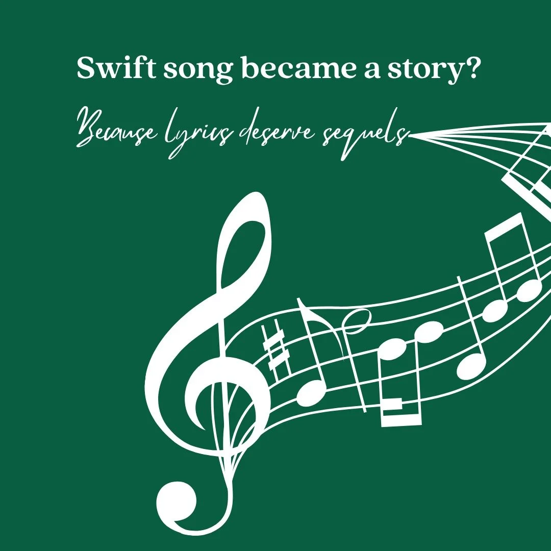 You already know the lyrics by heart.
But what happens after the curtain falls?
What if heartbreak didn&rsquo;t end at the bridge?
What if the final verse became a new beginning?

✨ Because lyrics deserve sequels.

Every month, I take one Taylor Swif